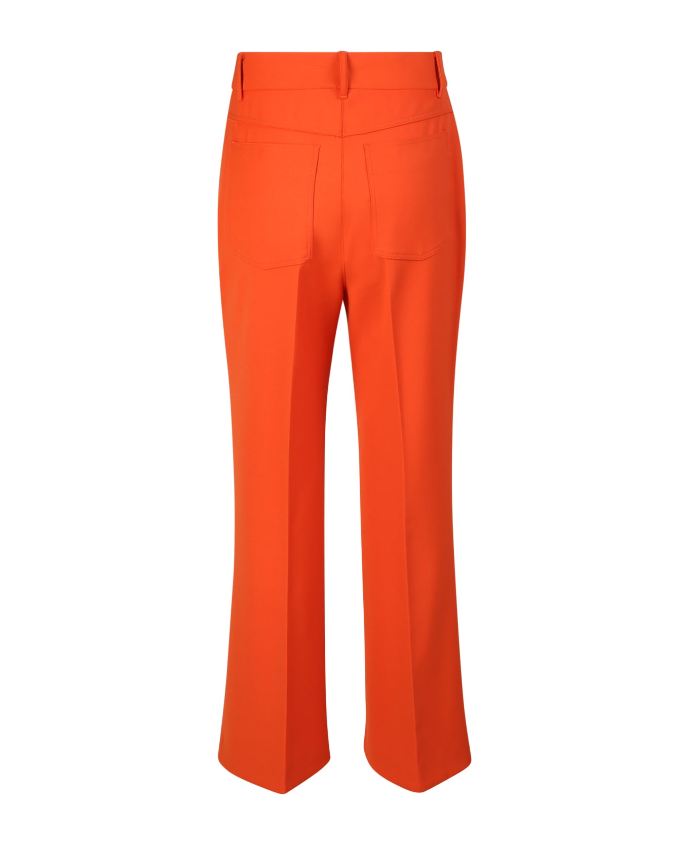 Stella McCartney Cropped Tailored Trousers - Orange