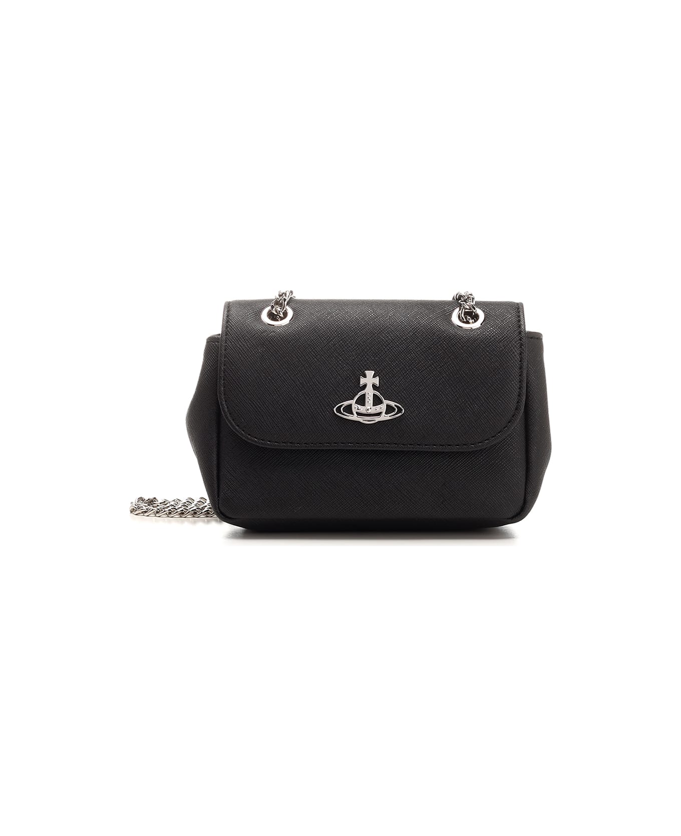 Vivienne Westwood Shoulder Bag With Chain - Nero 財布