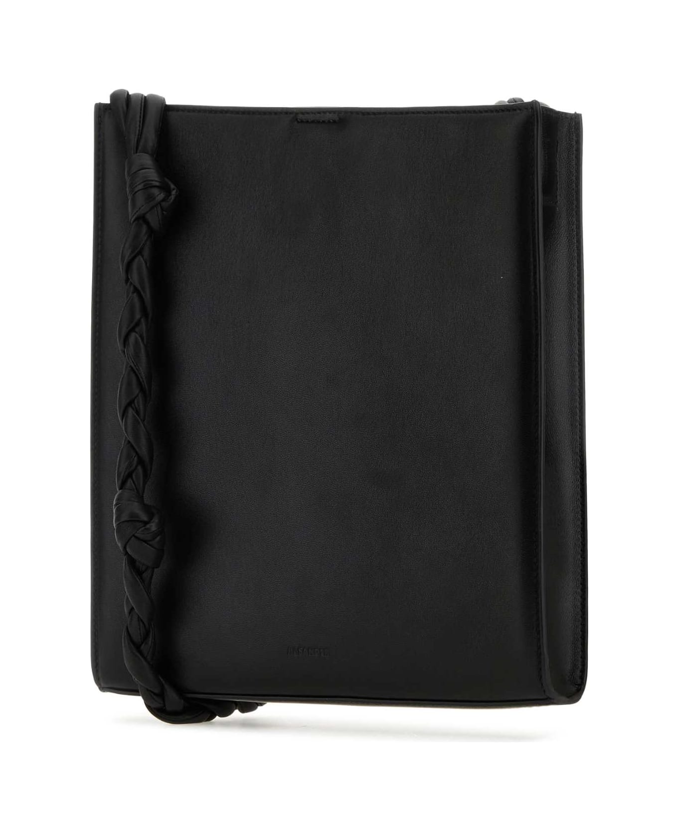 Jil Sander Black Leather Medium Tangle Shoulder Bag - 001