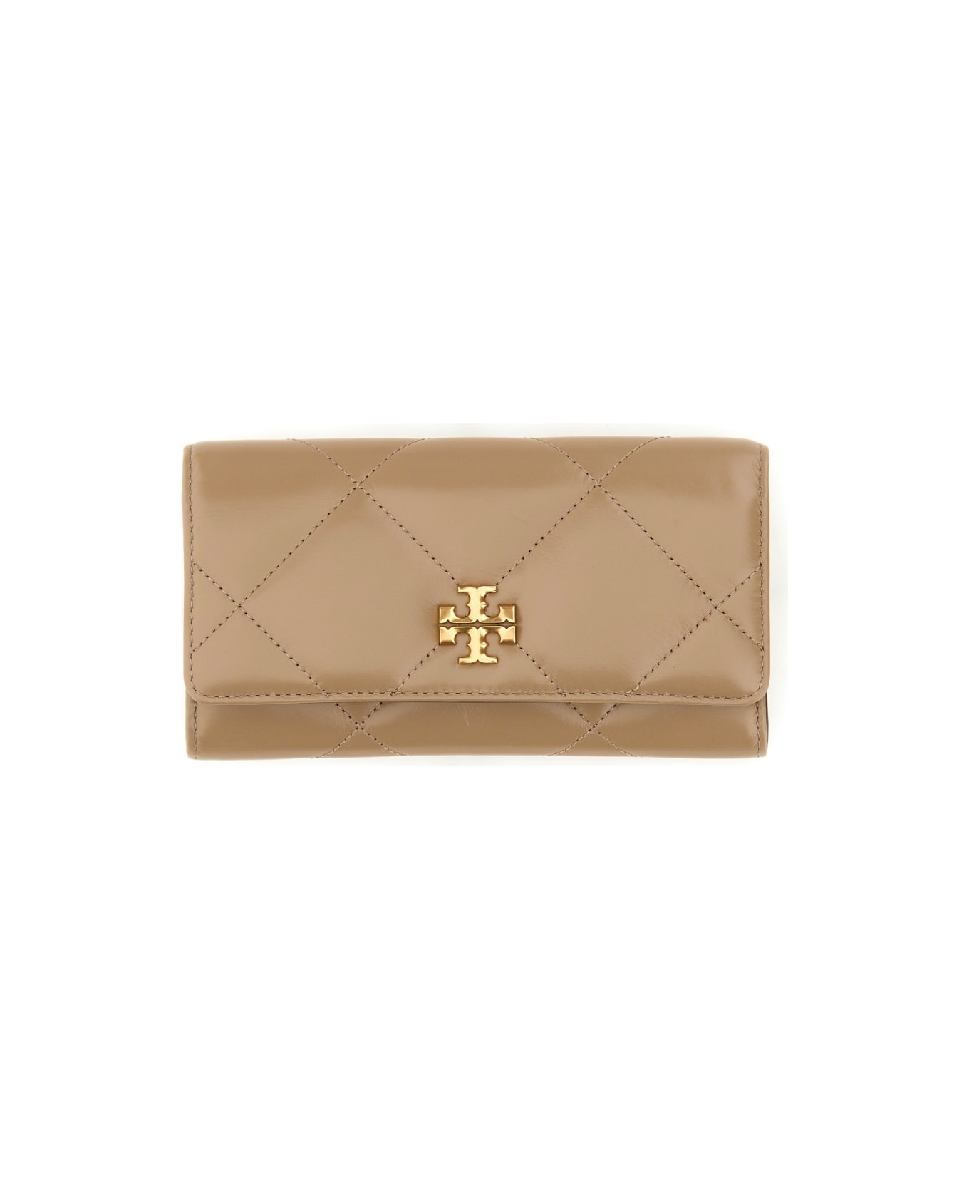 Tory Burch 
kira Diamond
 Wallet - TAUPE OAK
