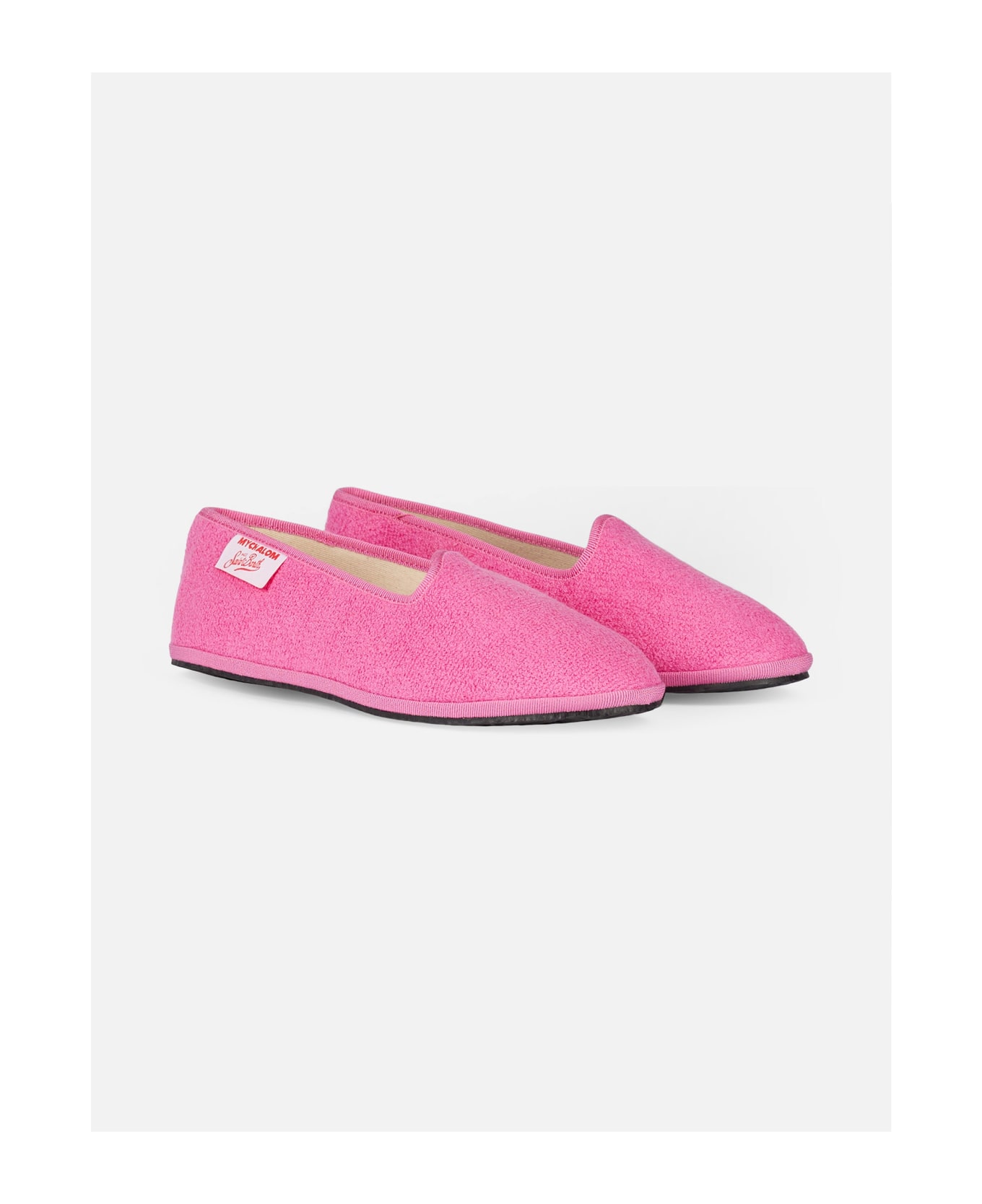 MC2 Saint Barth Woman Pink Terry Slipper Loafer | My Chalom Special Edition - PINK フラットシューズ