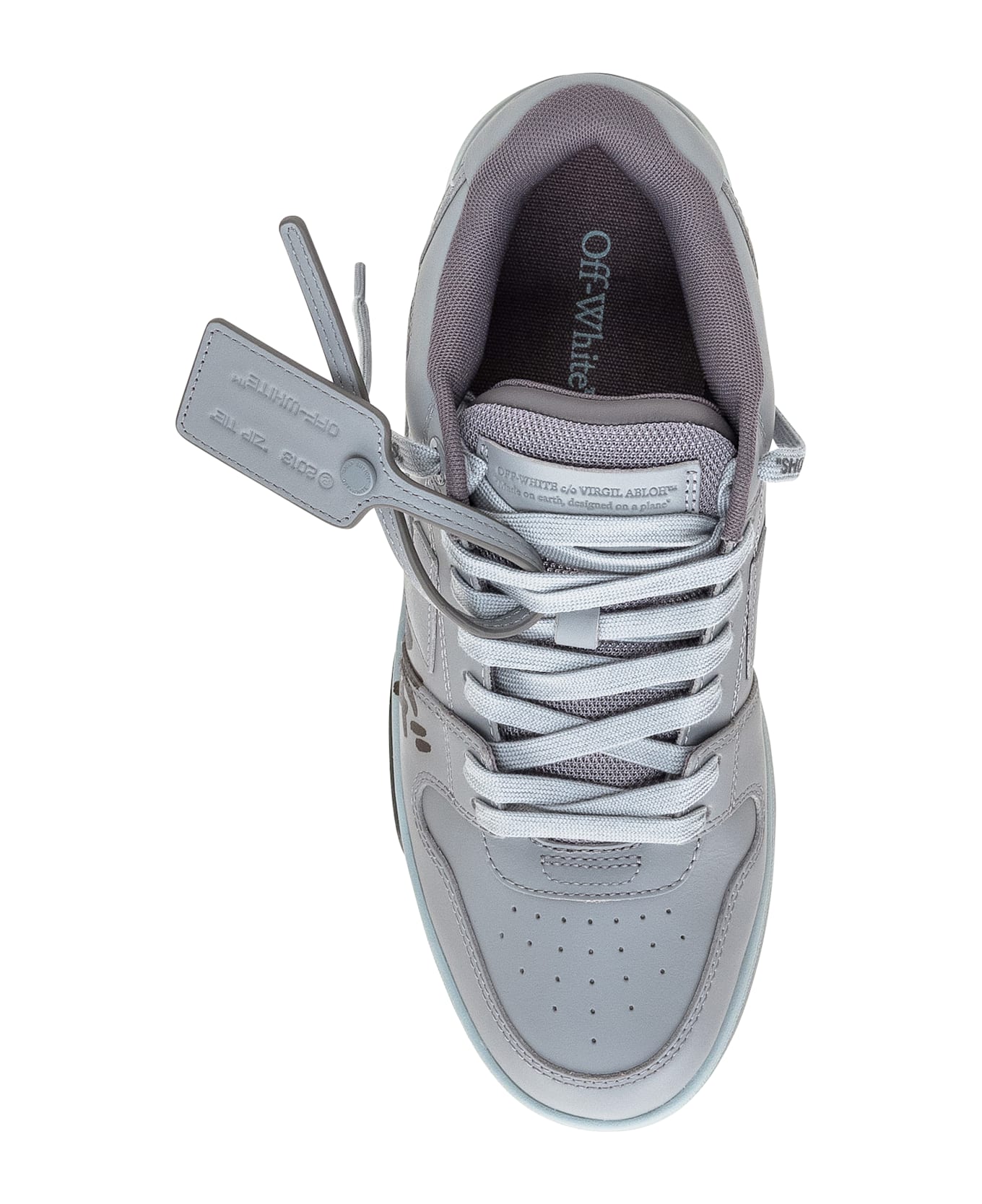 Off-White Out Of Office For Walking Sneaker - GREY-BLACK