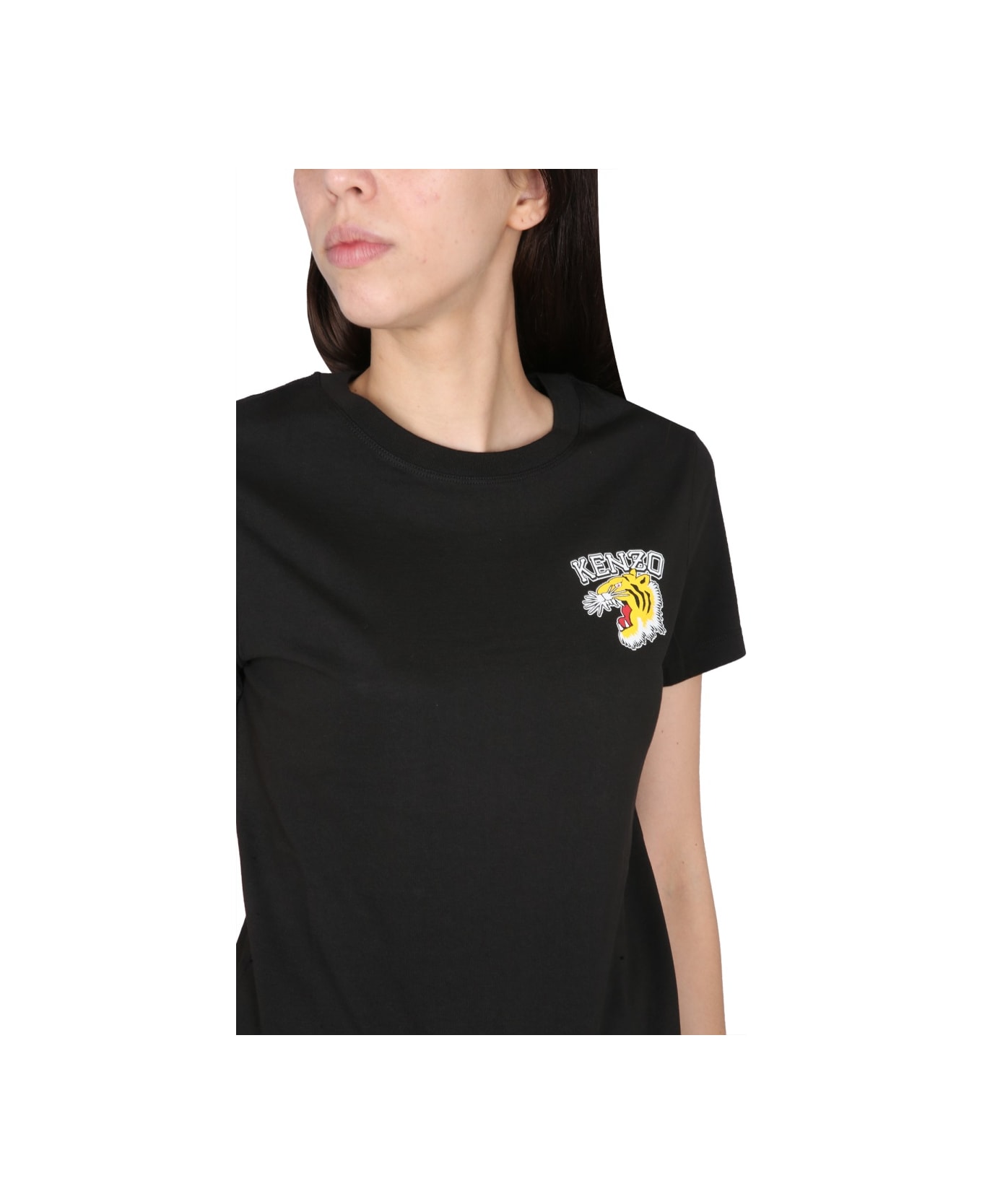 Kenzo Tiger Varsity T-shirt - BLACK