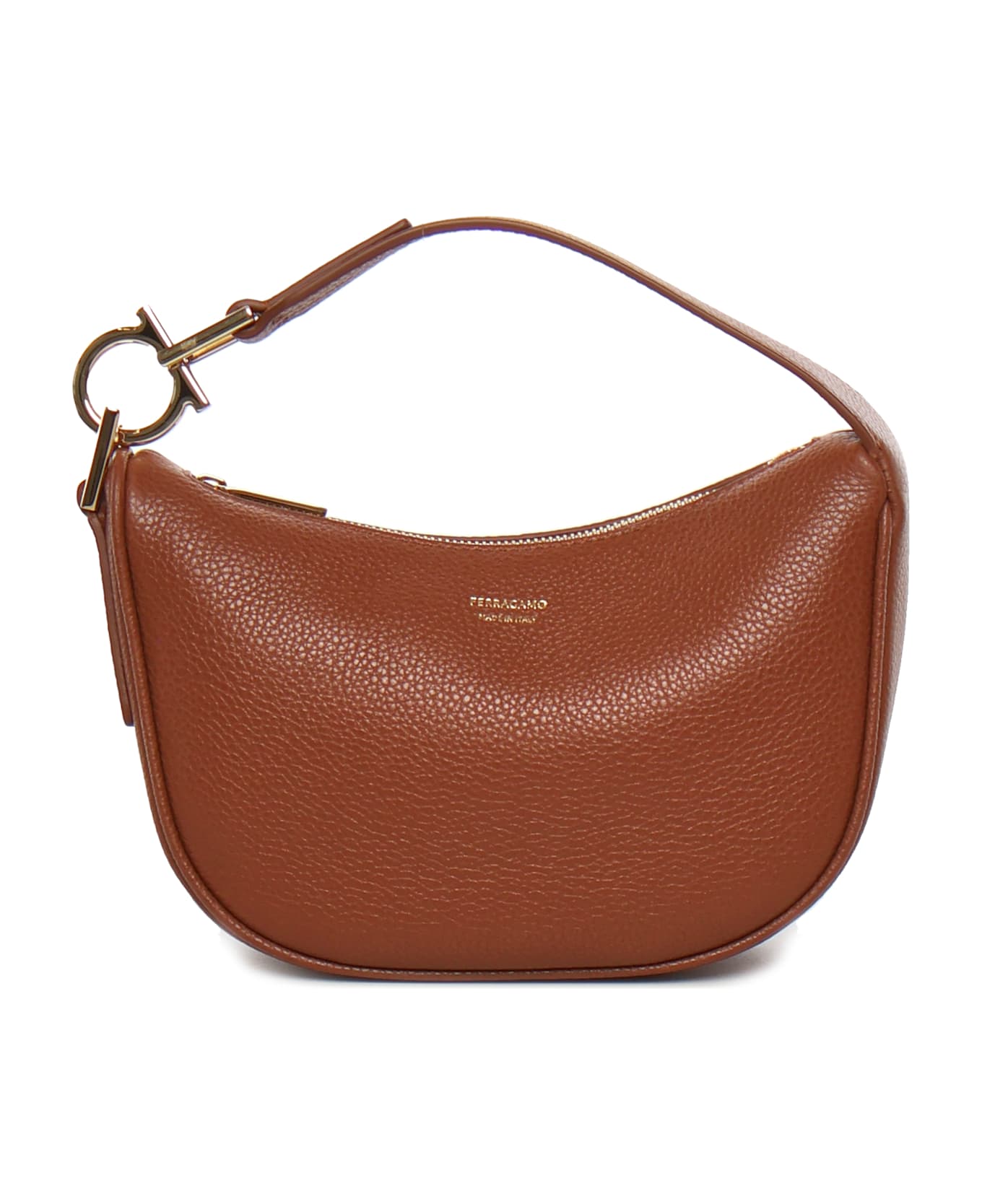 Ferragamo North-south Mini Hobo Bag - Brown