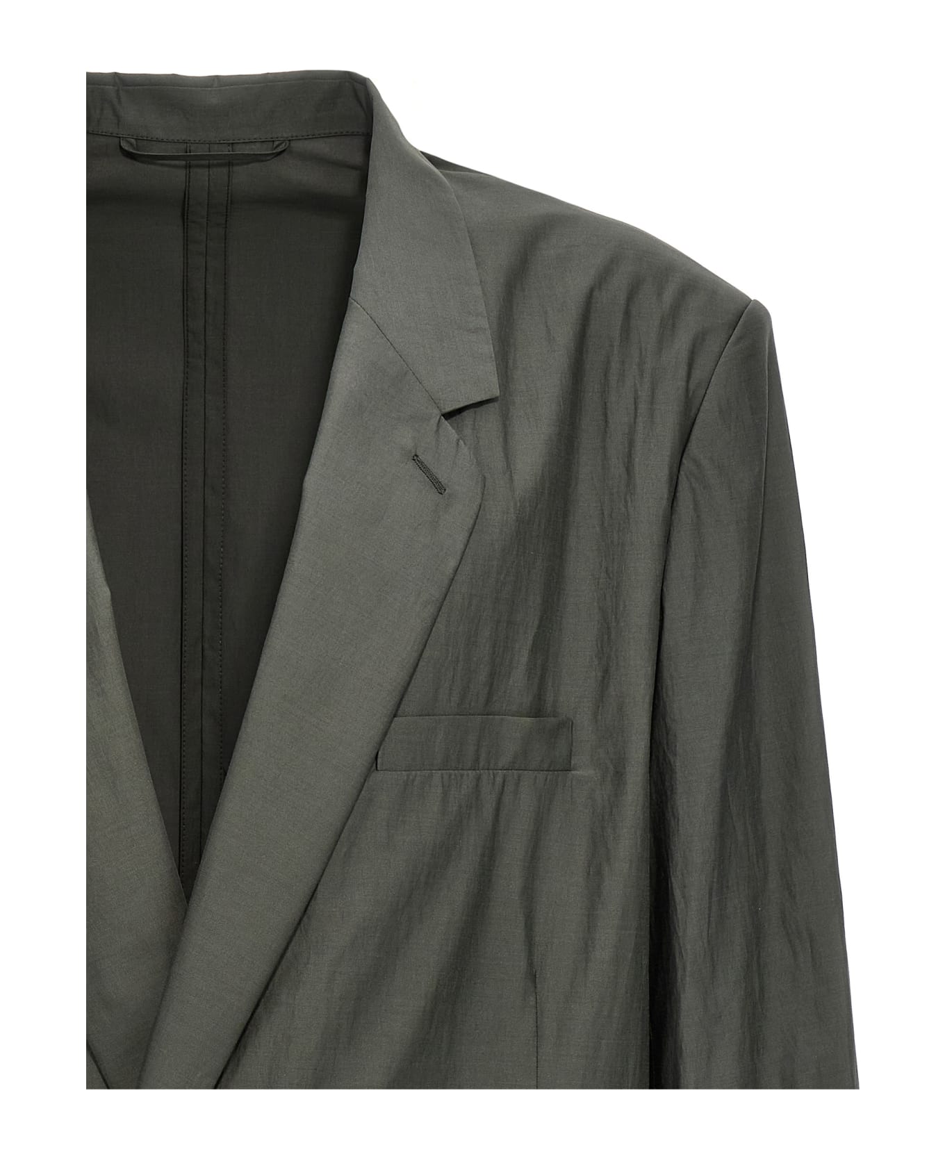 Lemaire Double-breasted Jacket - Gray