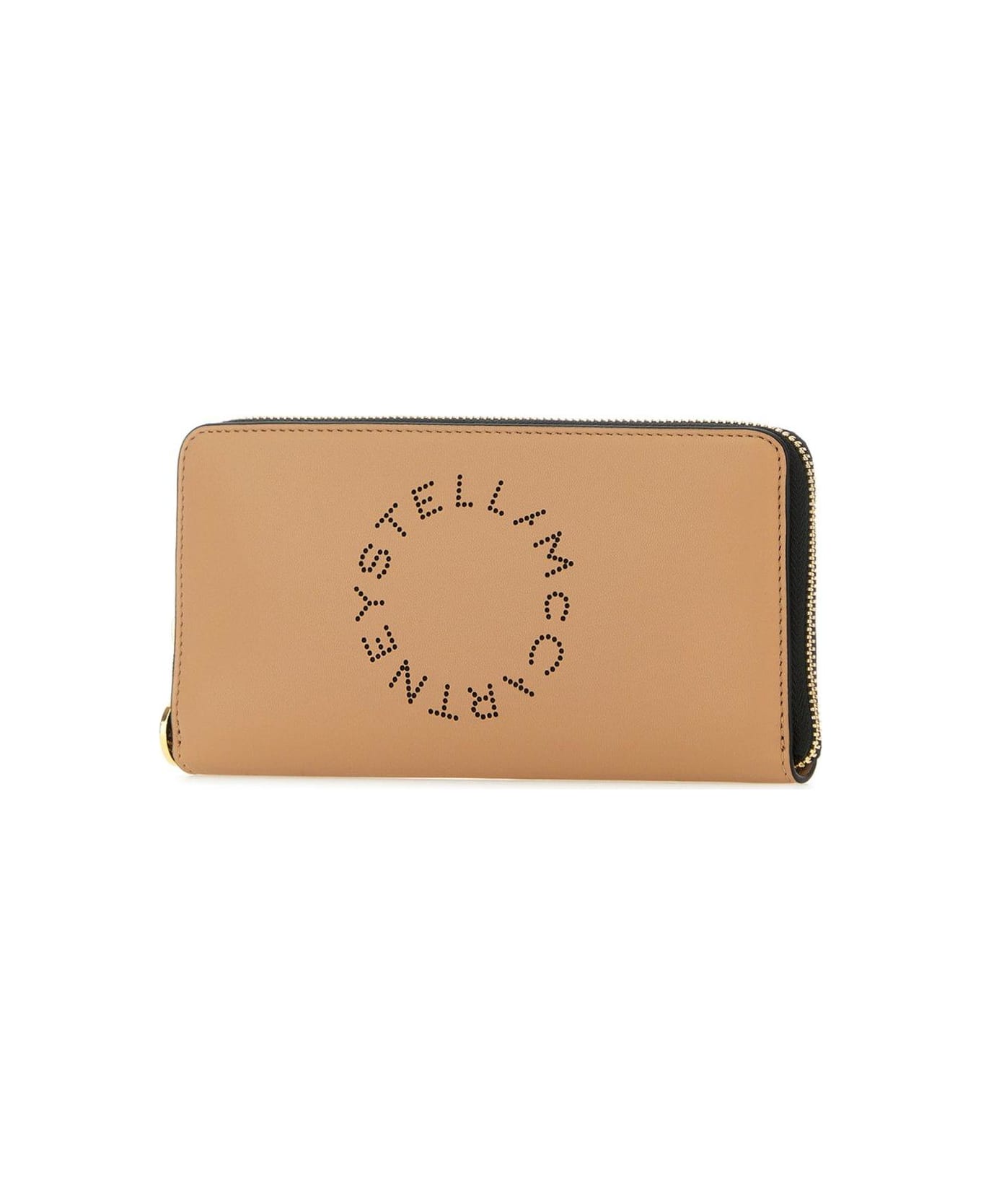 Stella McCartney Logo Perforated Zipped Wallet - SAND 財布