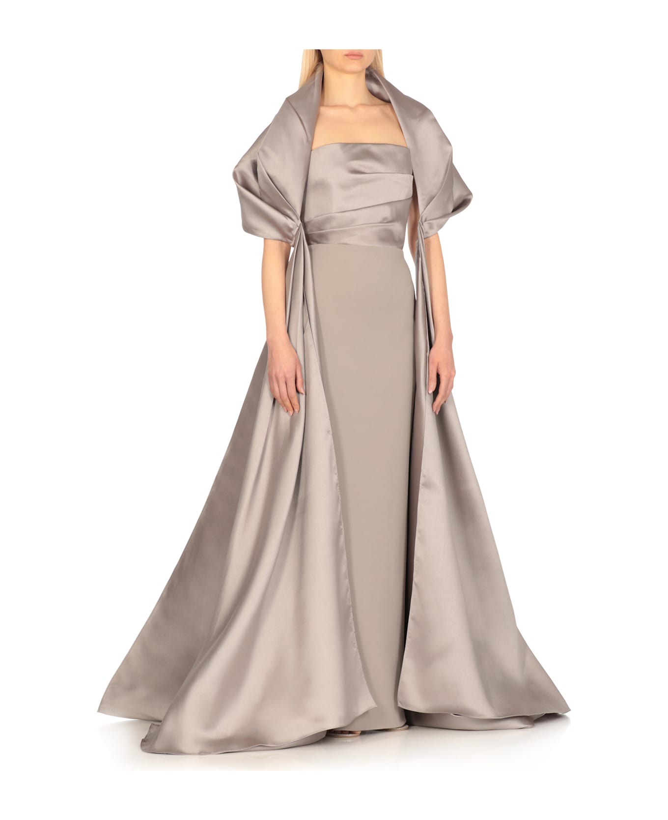 Solace London Vera Maxi Dress - Silver
