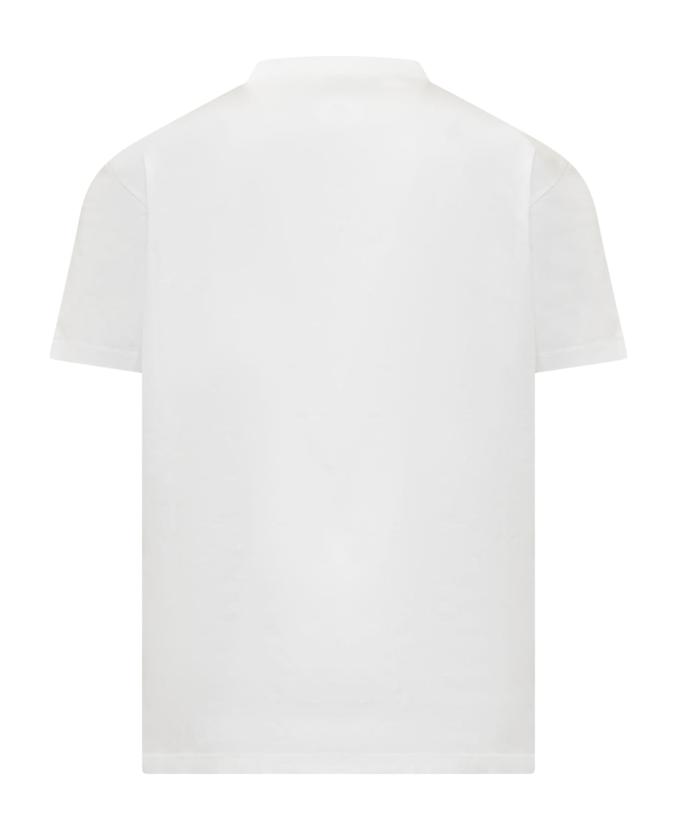Dsquared2 Cotton T-shirt With Contrasting Logo Print - White