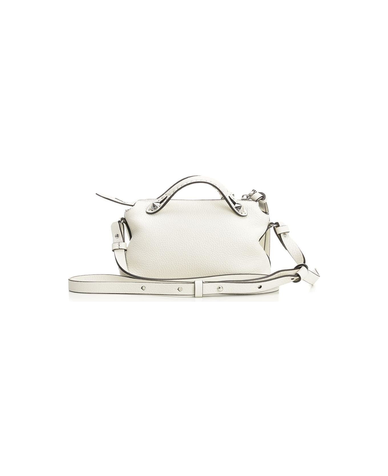Fendi By The Way Selleria Mini Tote Bag - WHITE