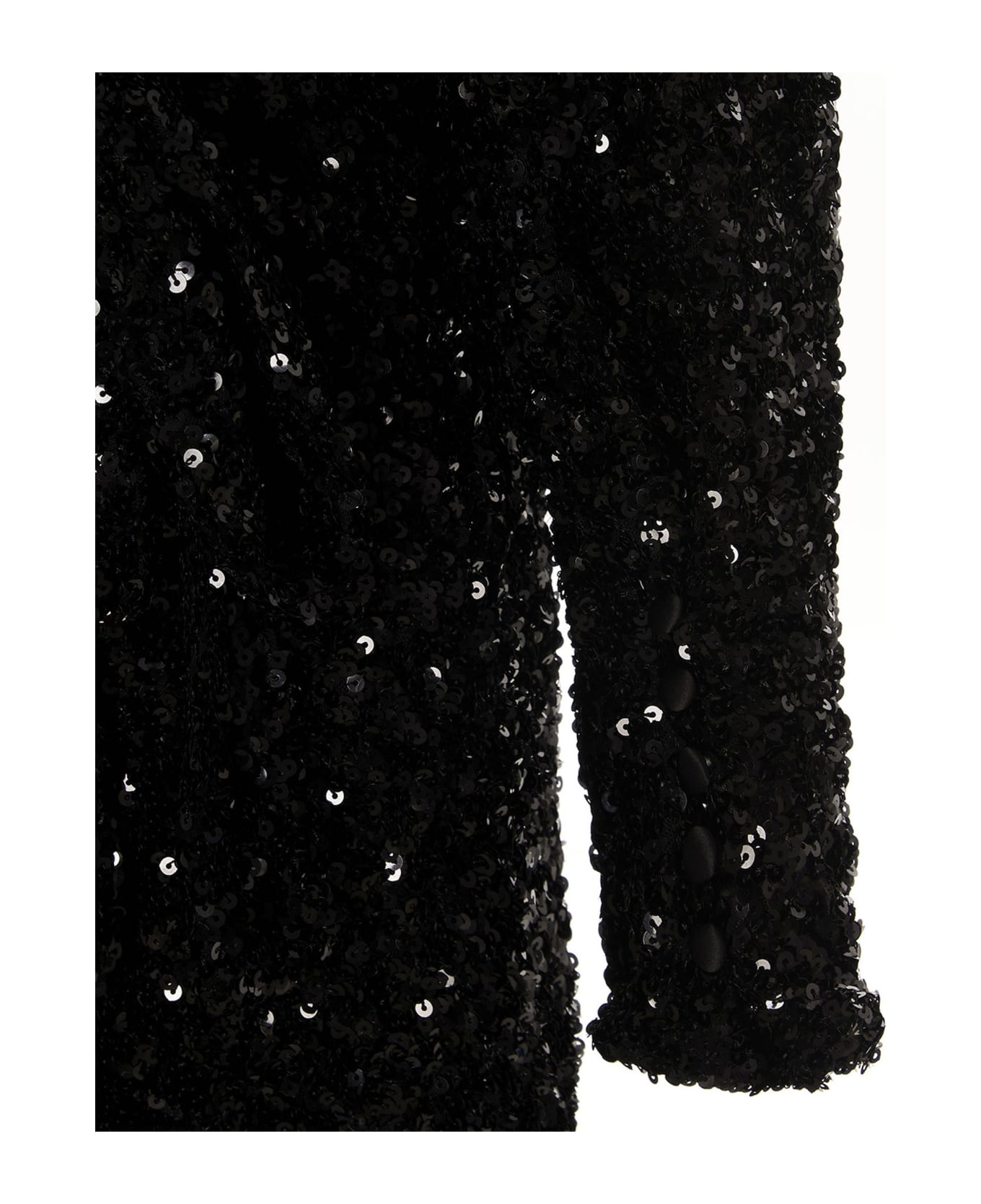 Rotate by Birger Christensen Sequin Minidress - Black  