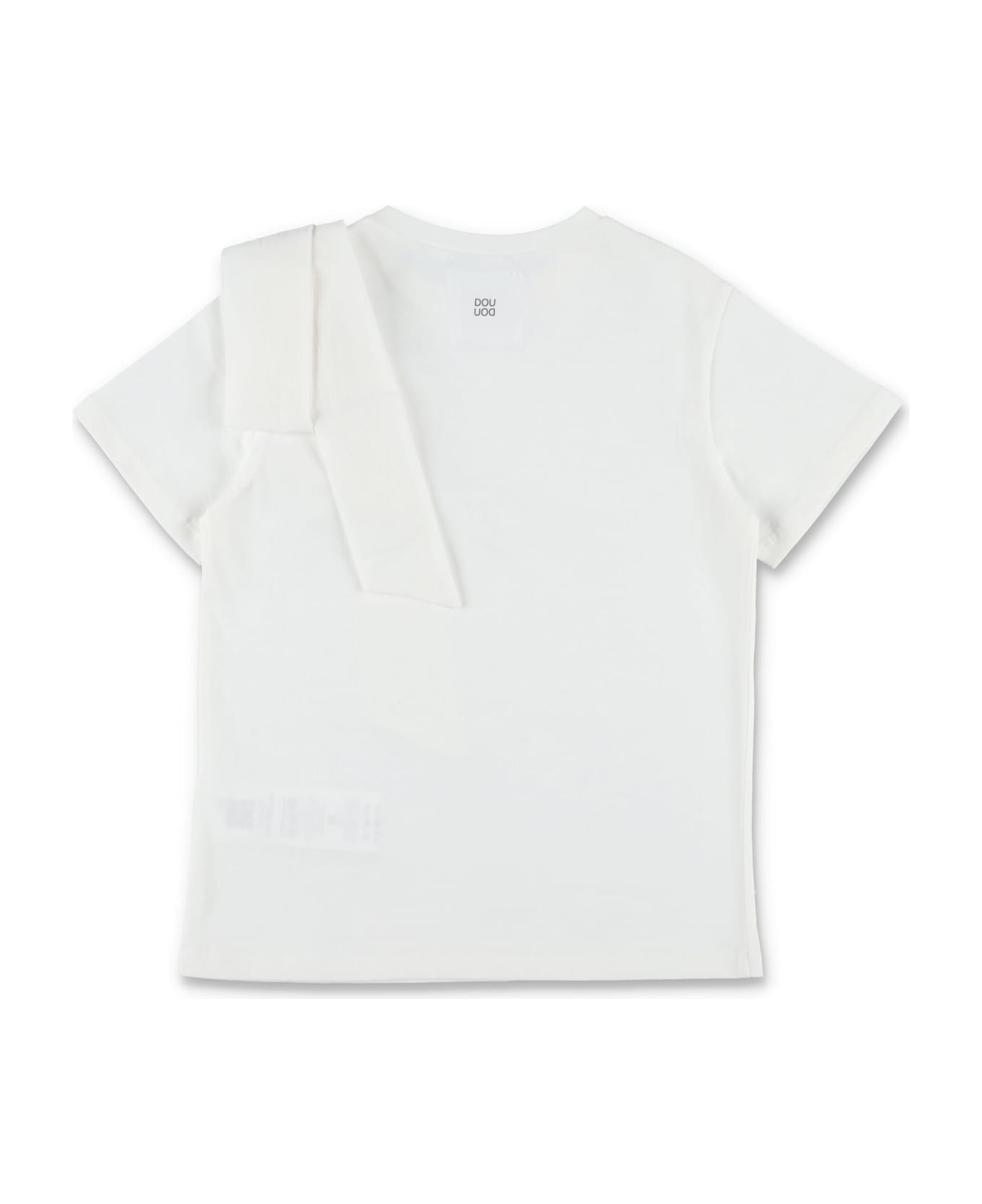 Douuod Kid - Bow T-shirt - WHITE