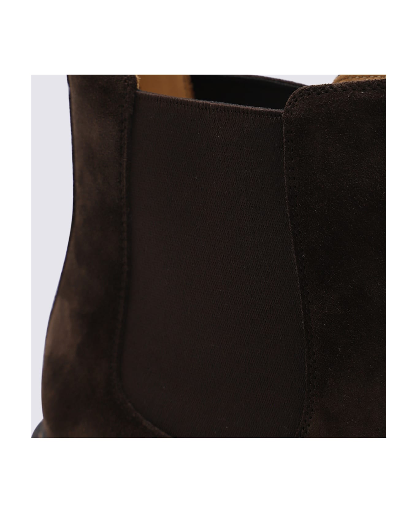 Brunello Cucinelli Dark Brown Leather Boots - Brown