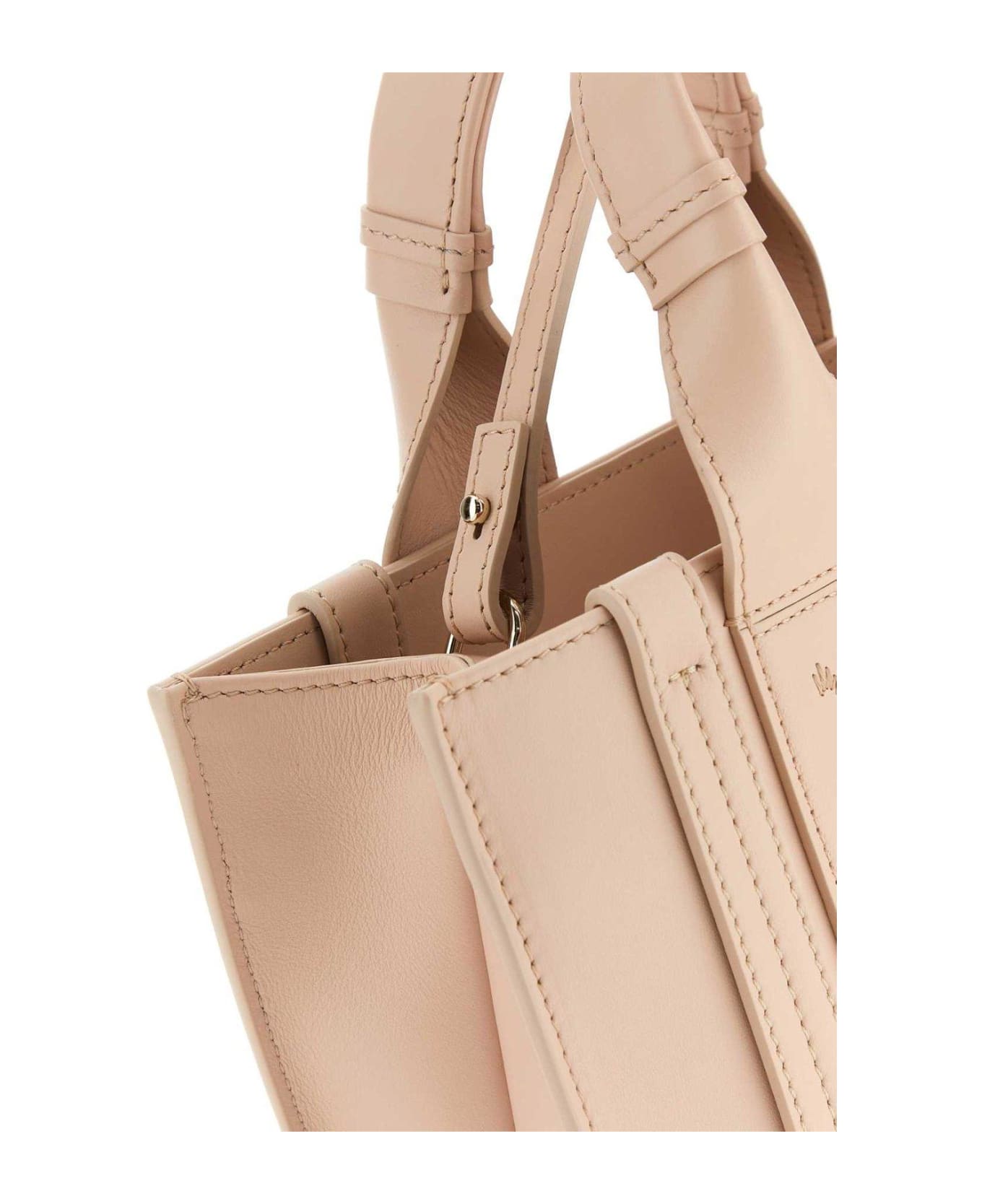 Chloé Woody Small Tote Bag - Cement pink