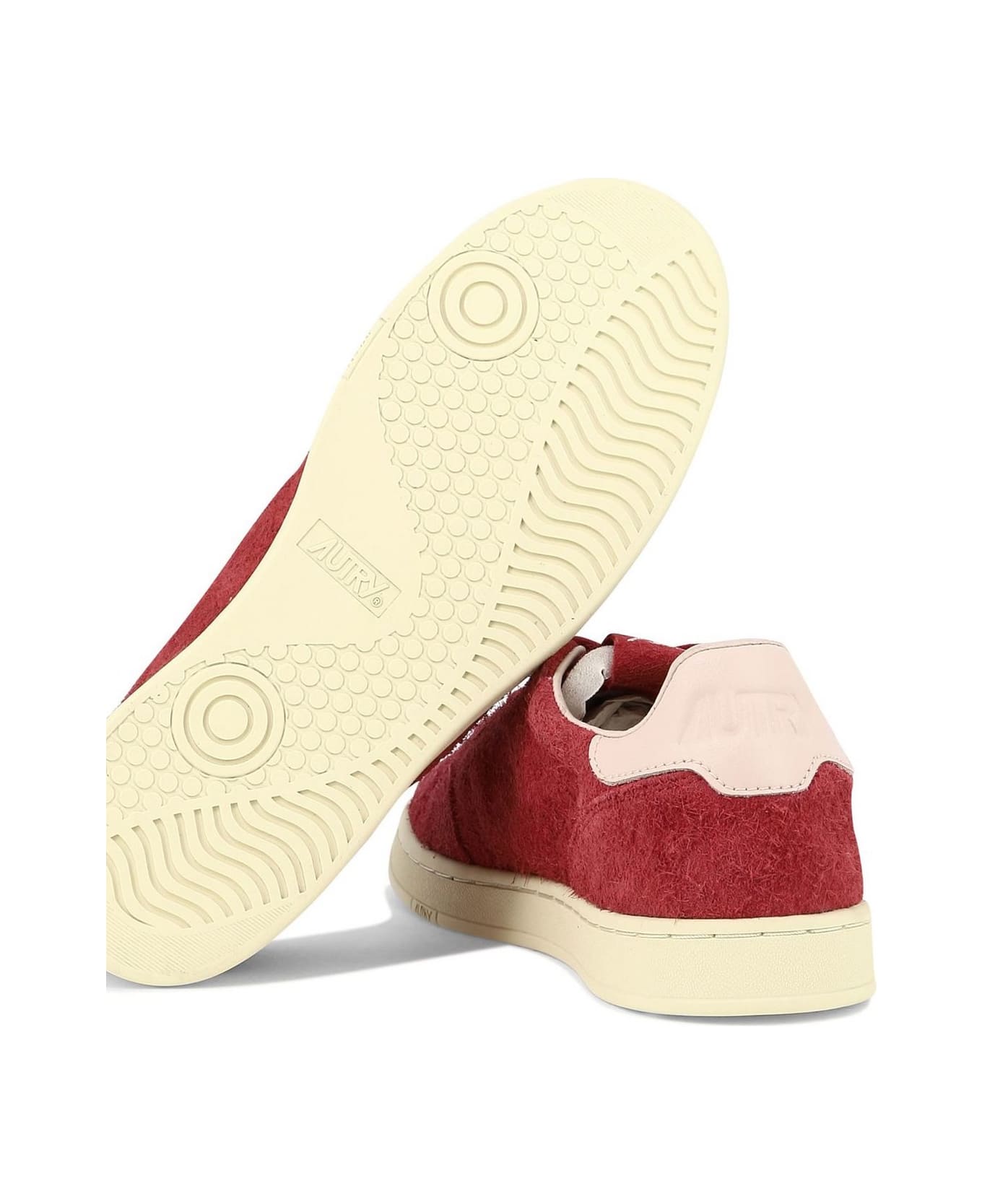 Autry New Flat Low Sneakers - Red/pow