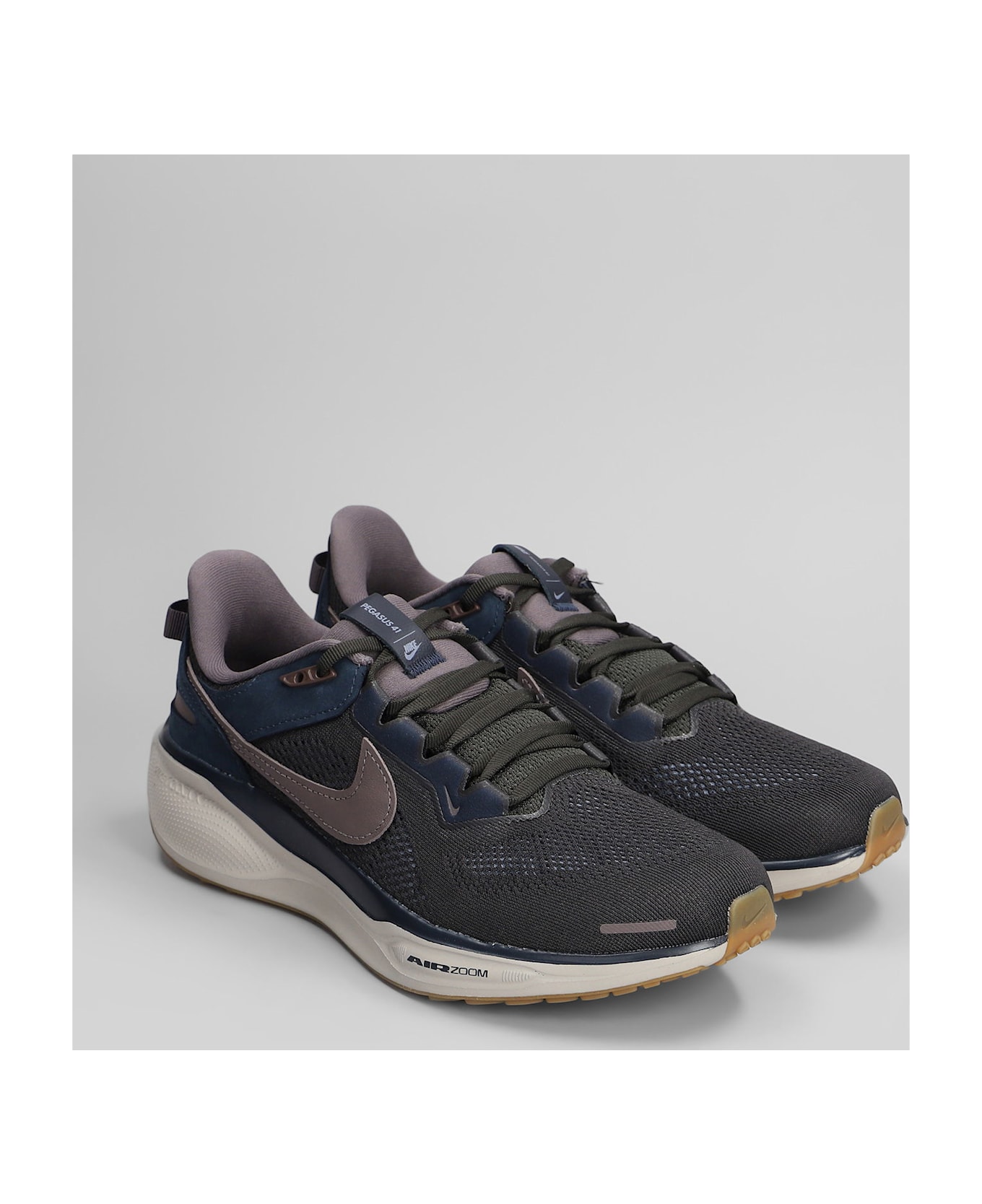 Nike Zoom Pegasus 41 Sp Sneakers In Black Leather And Fabric - black