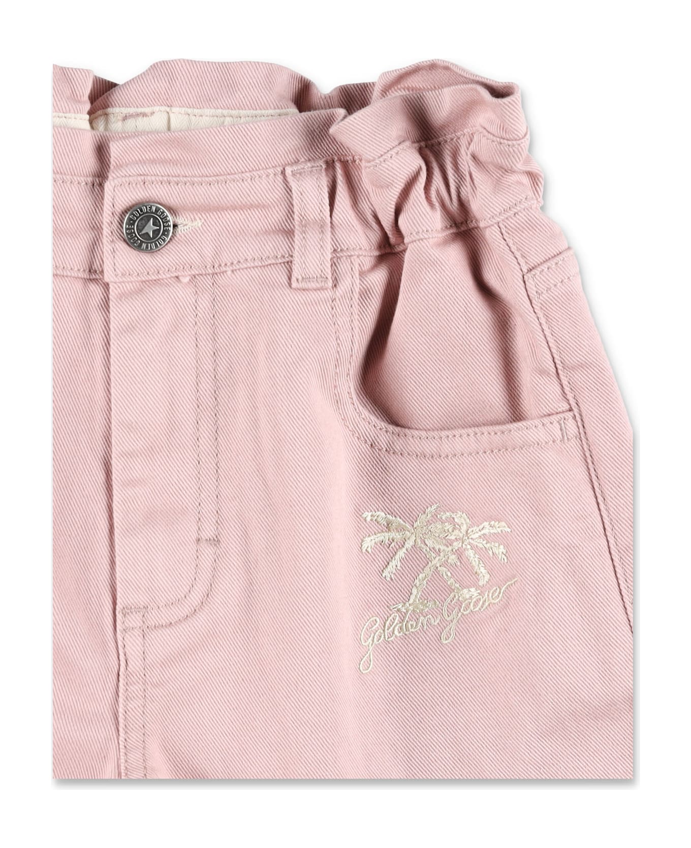 Golden Goose Kid - Journey Denim Short - SHADOW GRAY