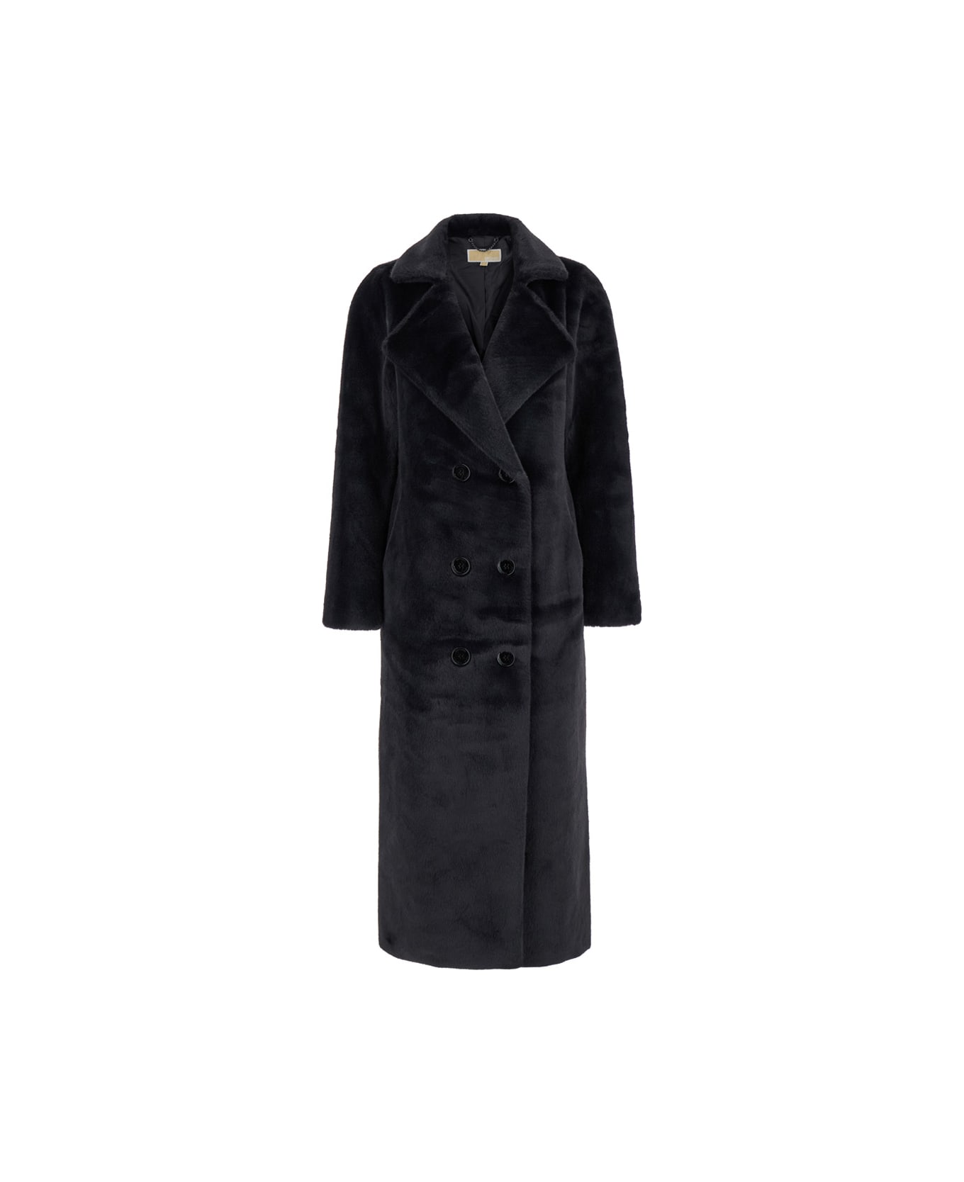 MICHAEL Michael Kors Oversized Db Fx Fur Coat - Blu