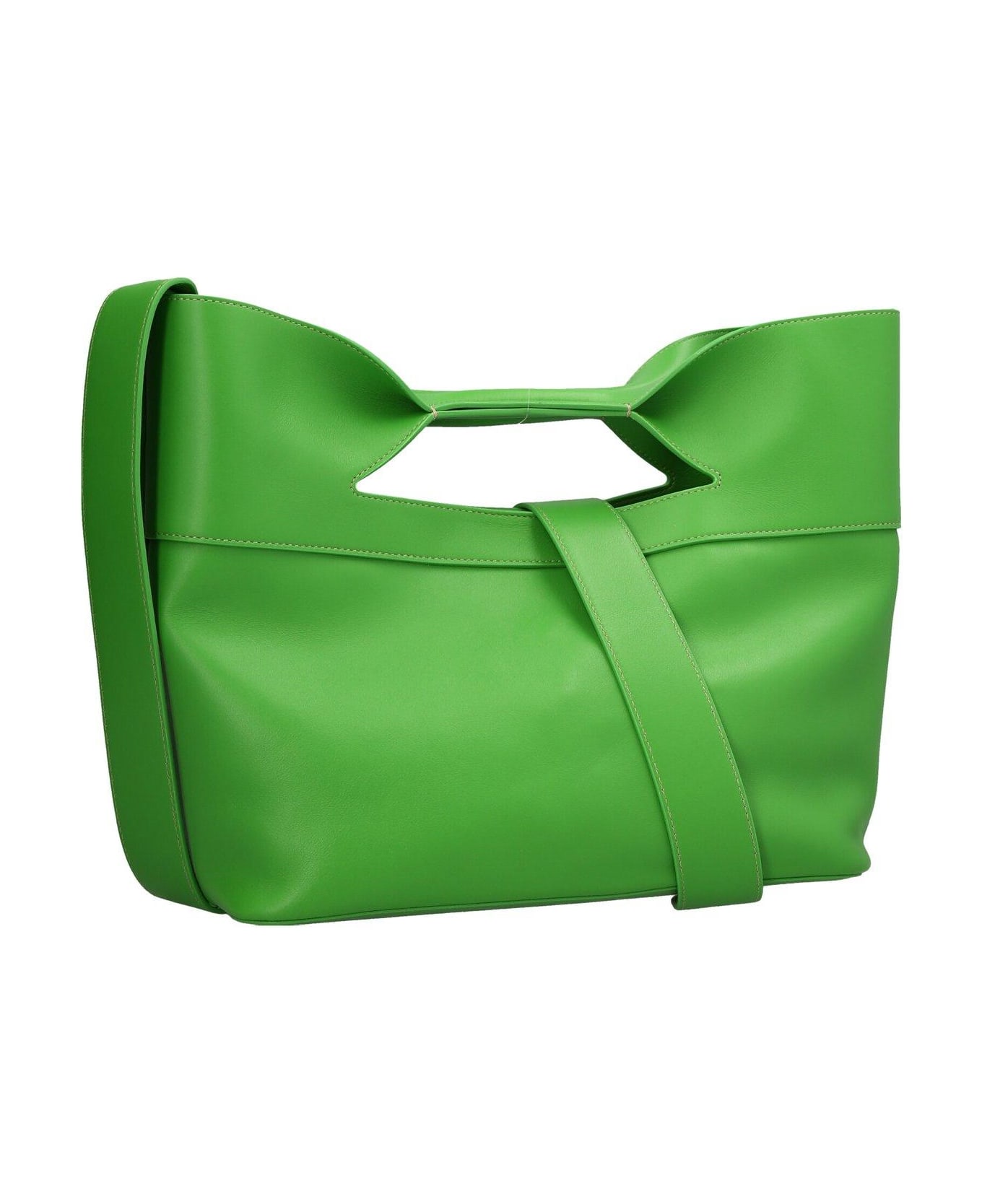 Alexander McQueen Logo-printed Top Handle Bag - Green