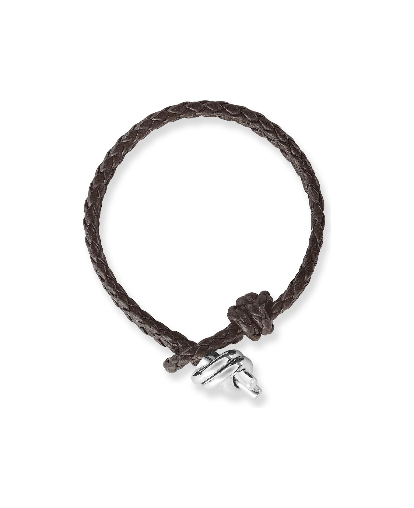Bottega Veneta Leather Bracelet - Black