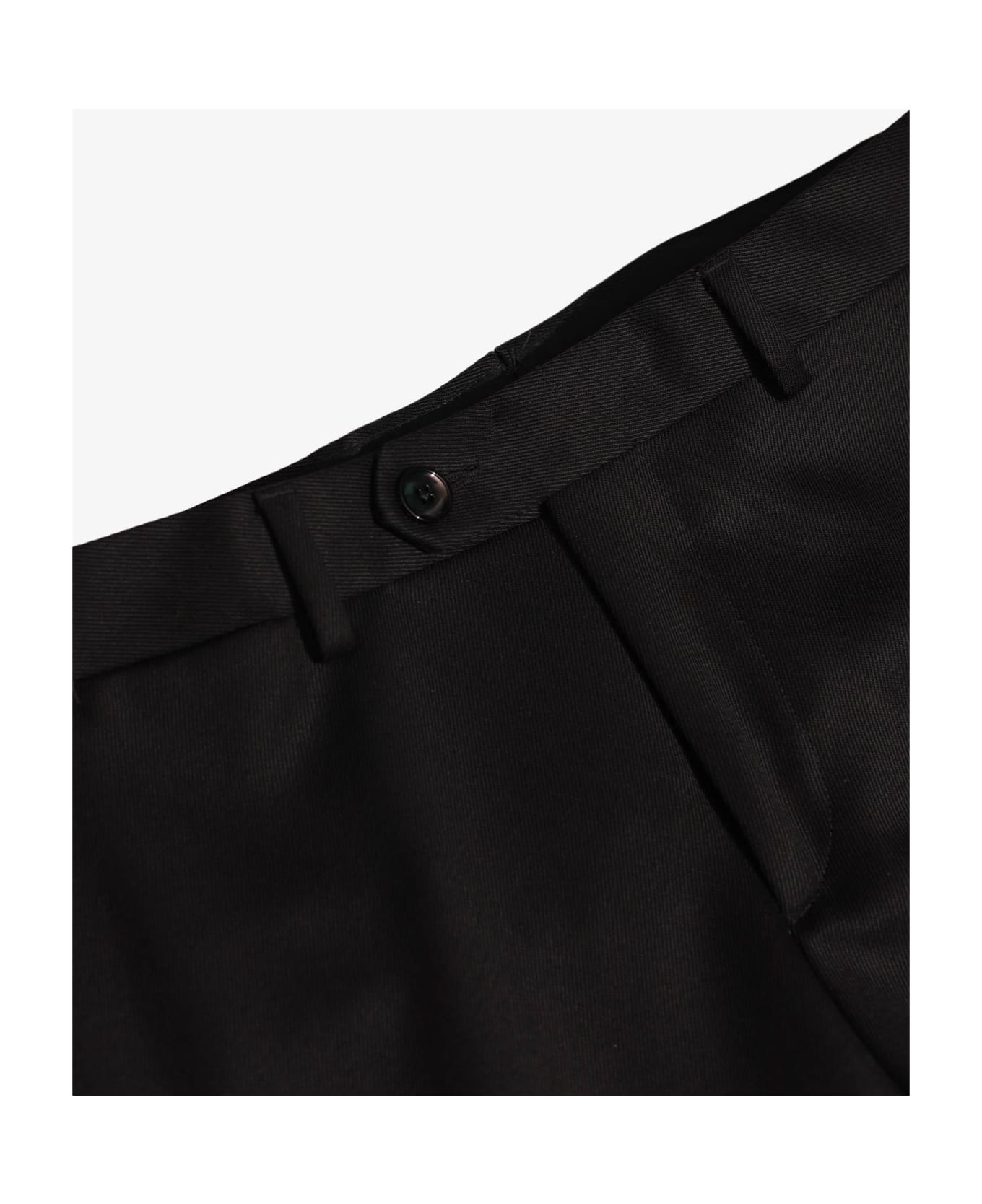 Larusmiani Wool Trousers Milan Pants - Black ボトムス