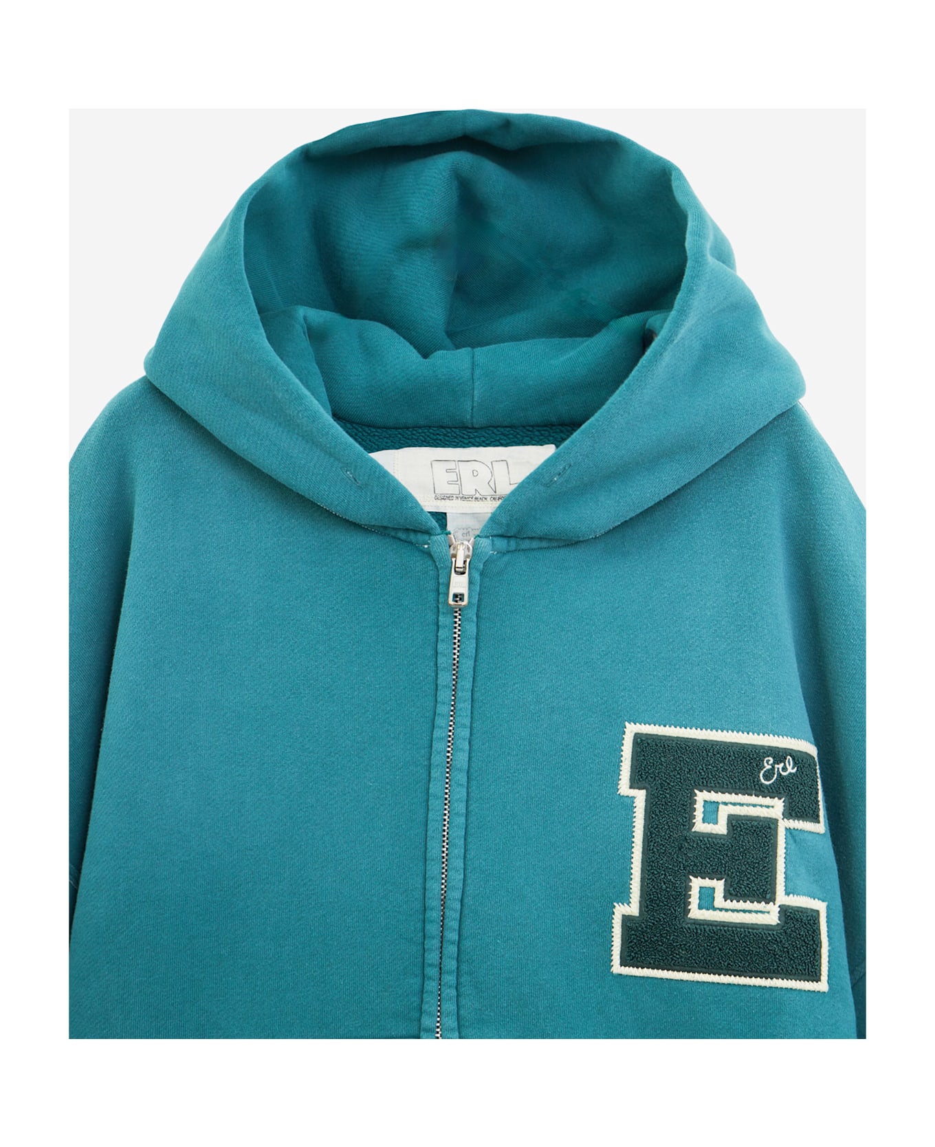ERL Letterman Hoodie Sweatshirt - green