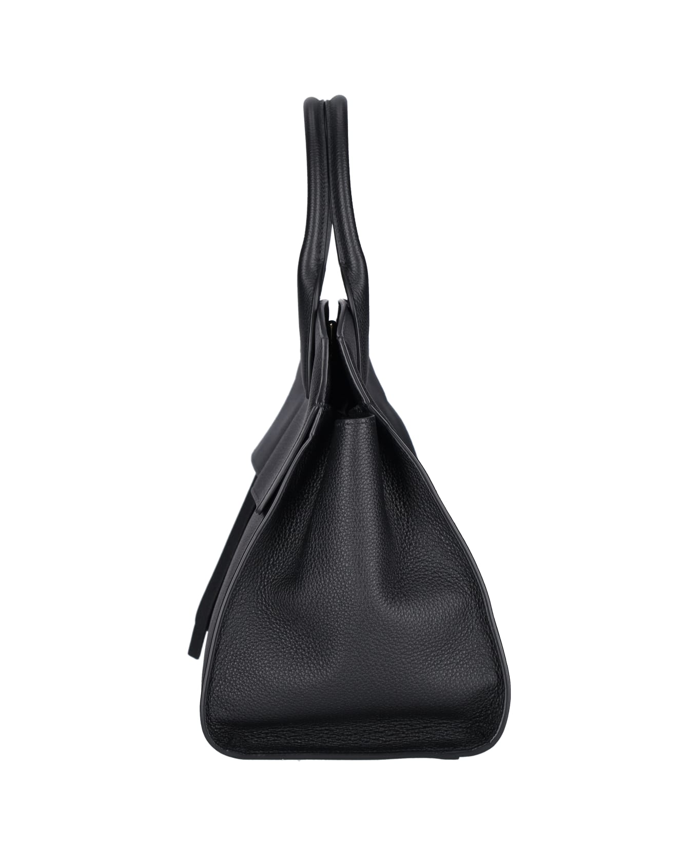 Ferragamo 'studio' Medium Hand Bag - Black  