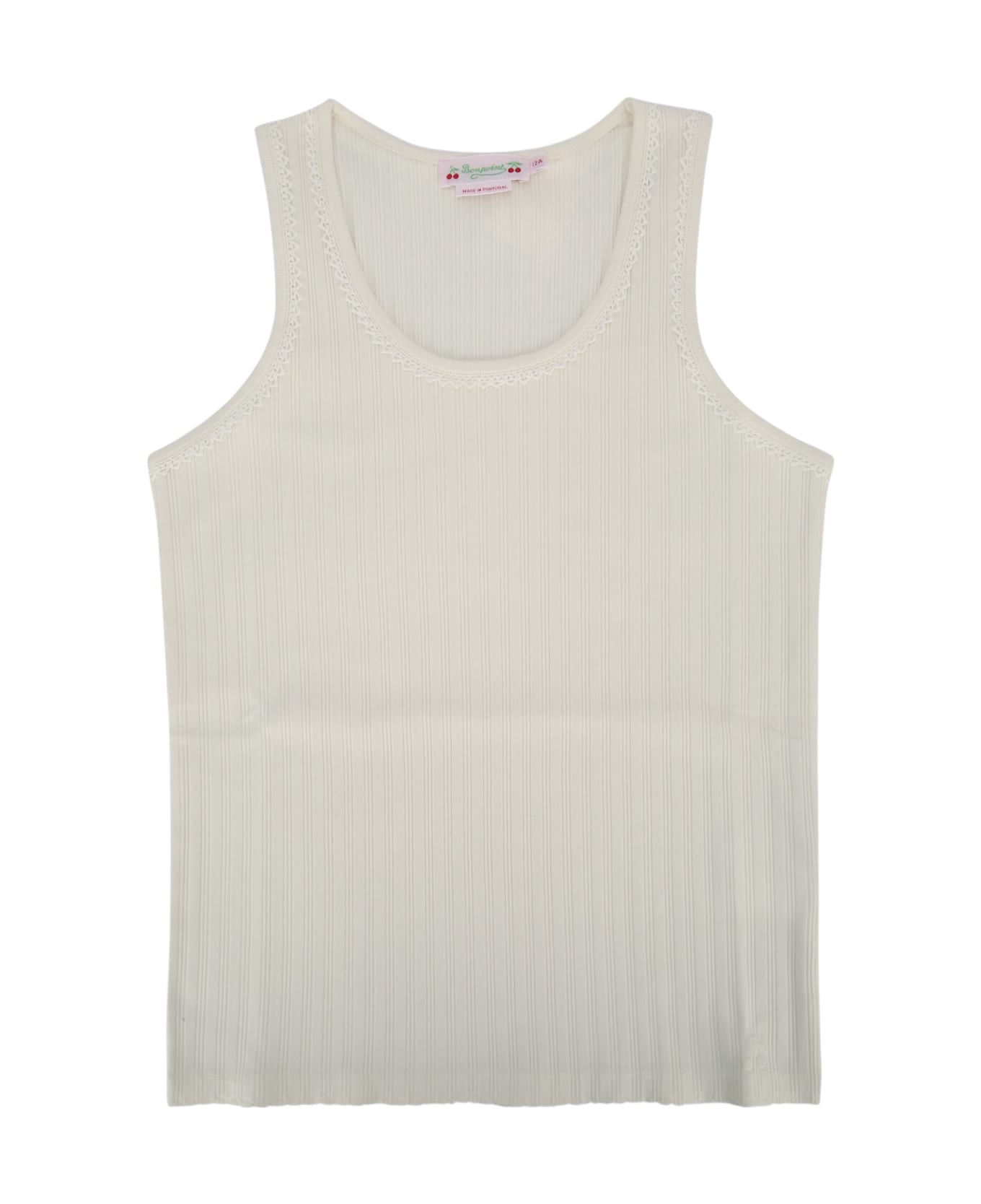 Bonpoint T-shirt Edina - BLANC LAIT