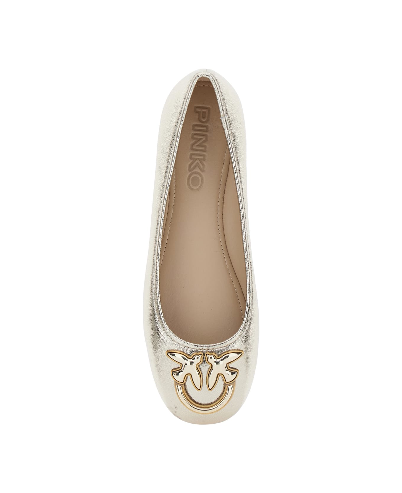 Pinko Metallic Ballet Shoes - Metallic