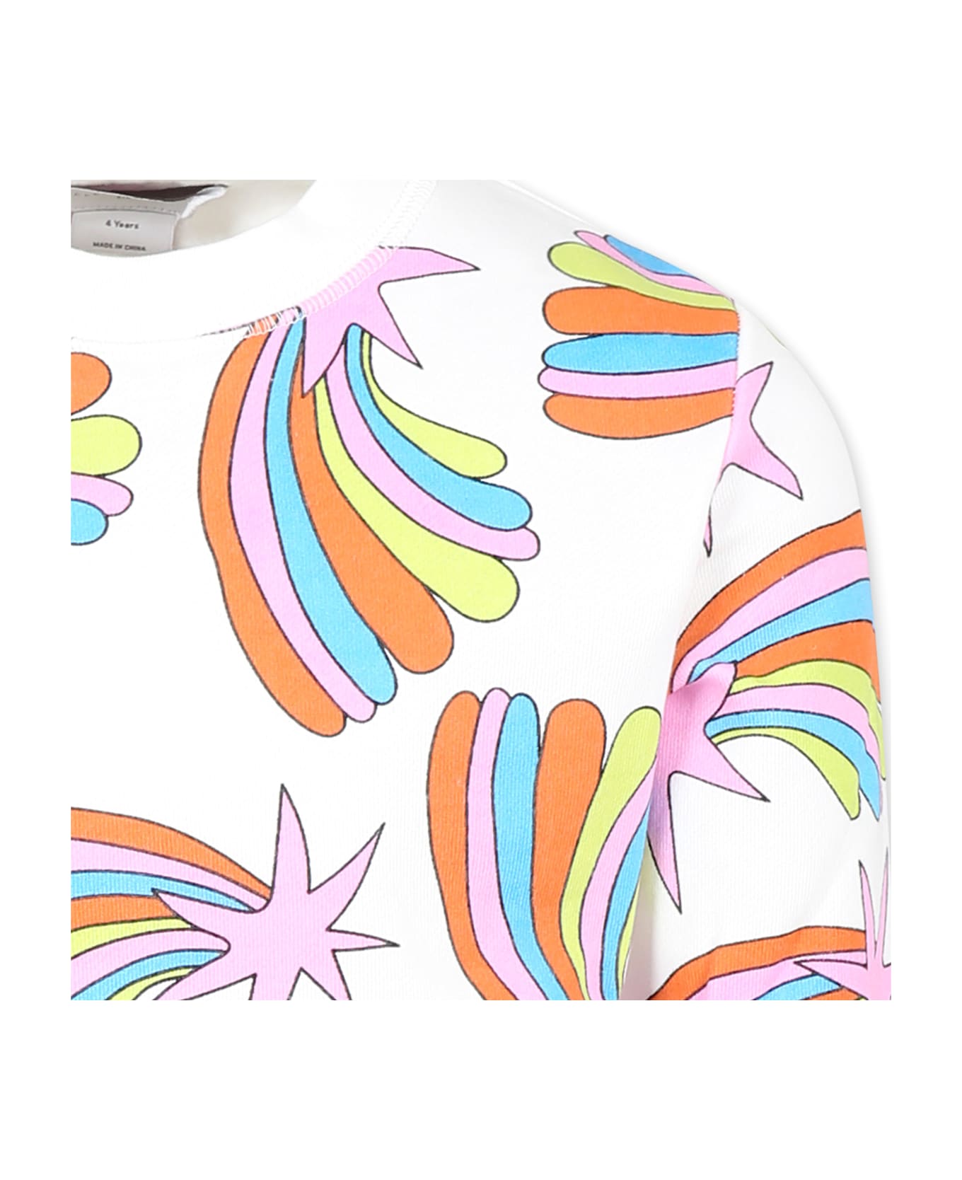 Stella McCartney Kids Ivory Sweatshirt For Girl - Ivory