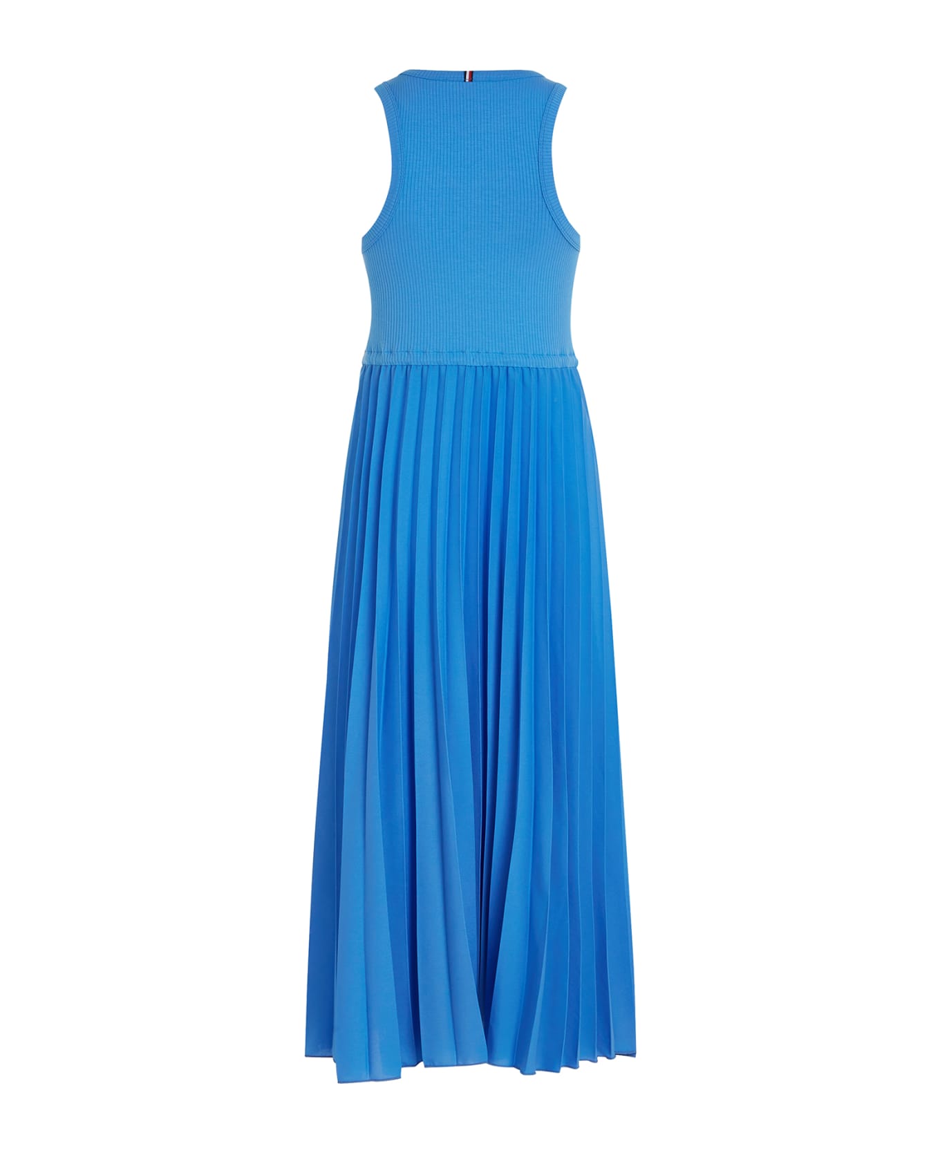 Tommy Hilfiger Sleeveless Midi Dress With Pleated - BLUE SPELL