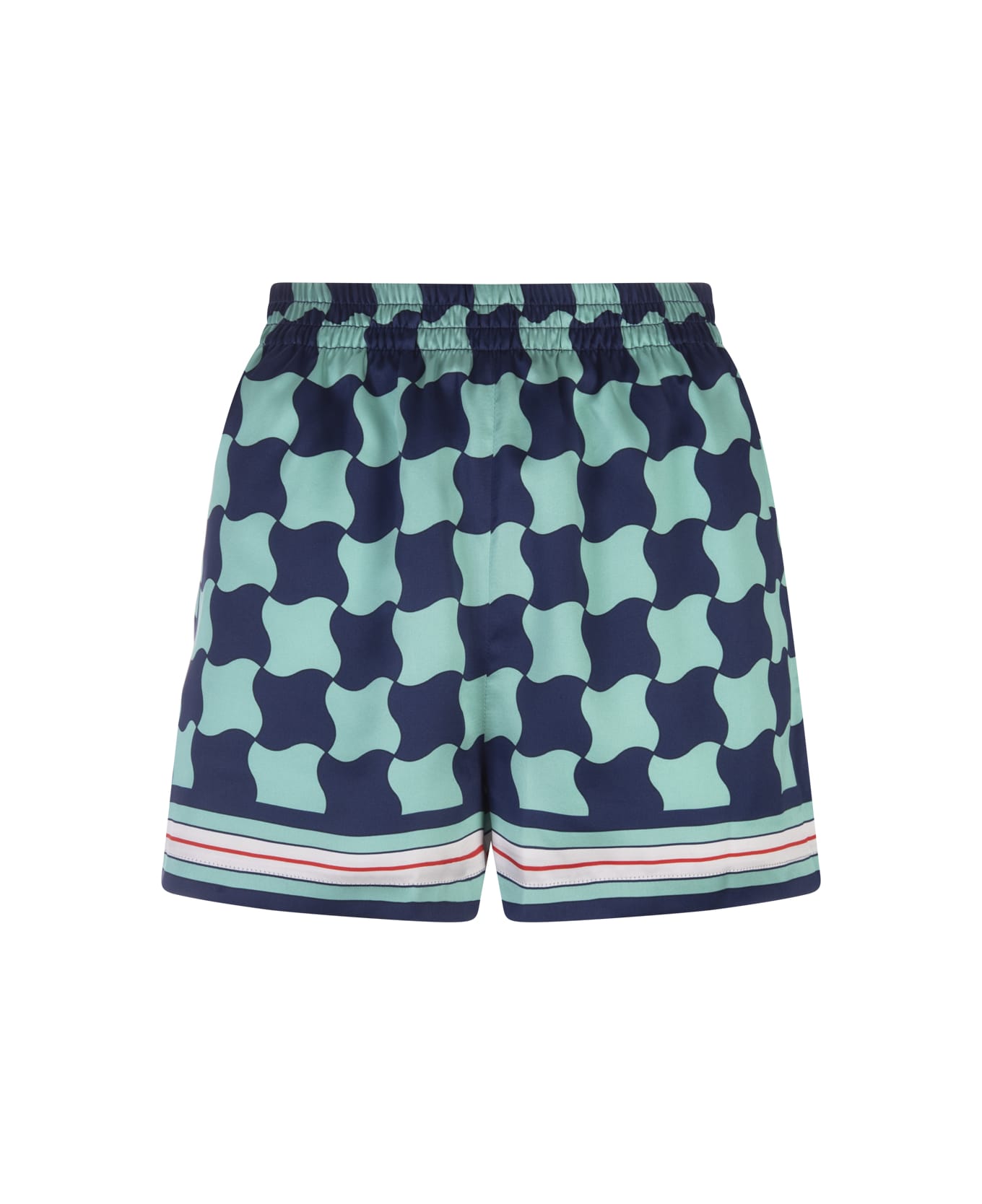 Pool Tile Silk Shorts  Casablanca Paris – Casablanca Paris