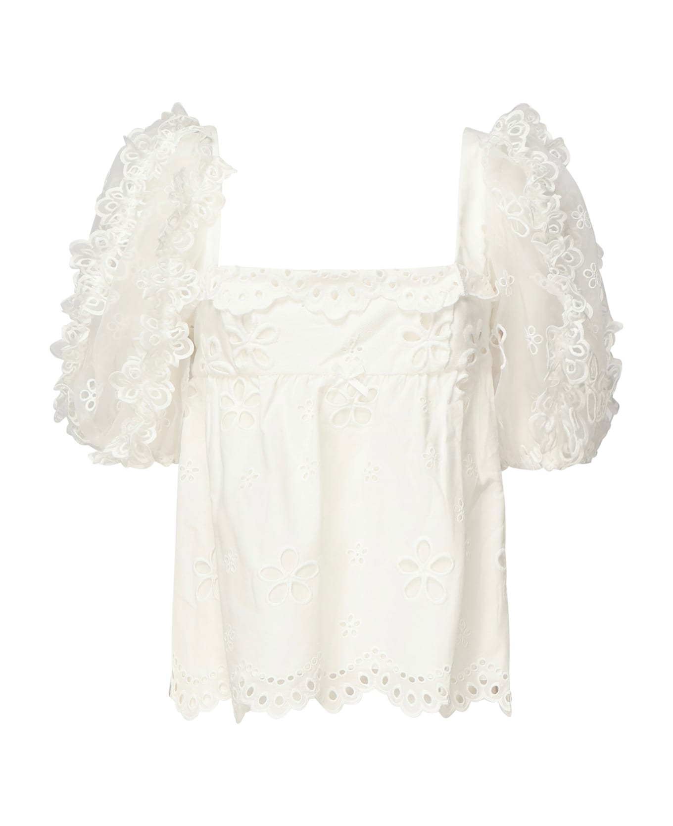 For Love 
Lemons Daisy Top - White