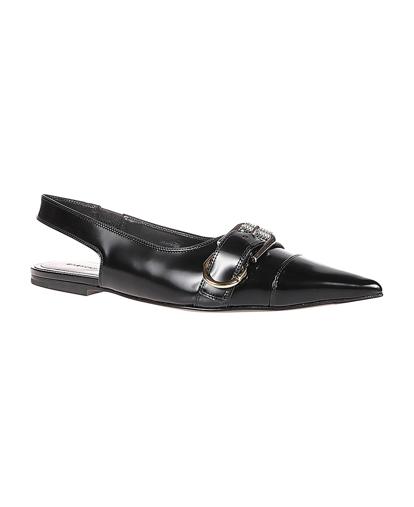 Givenchy Voyou Slingback Ballerina Flat - Black