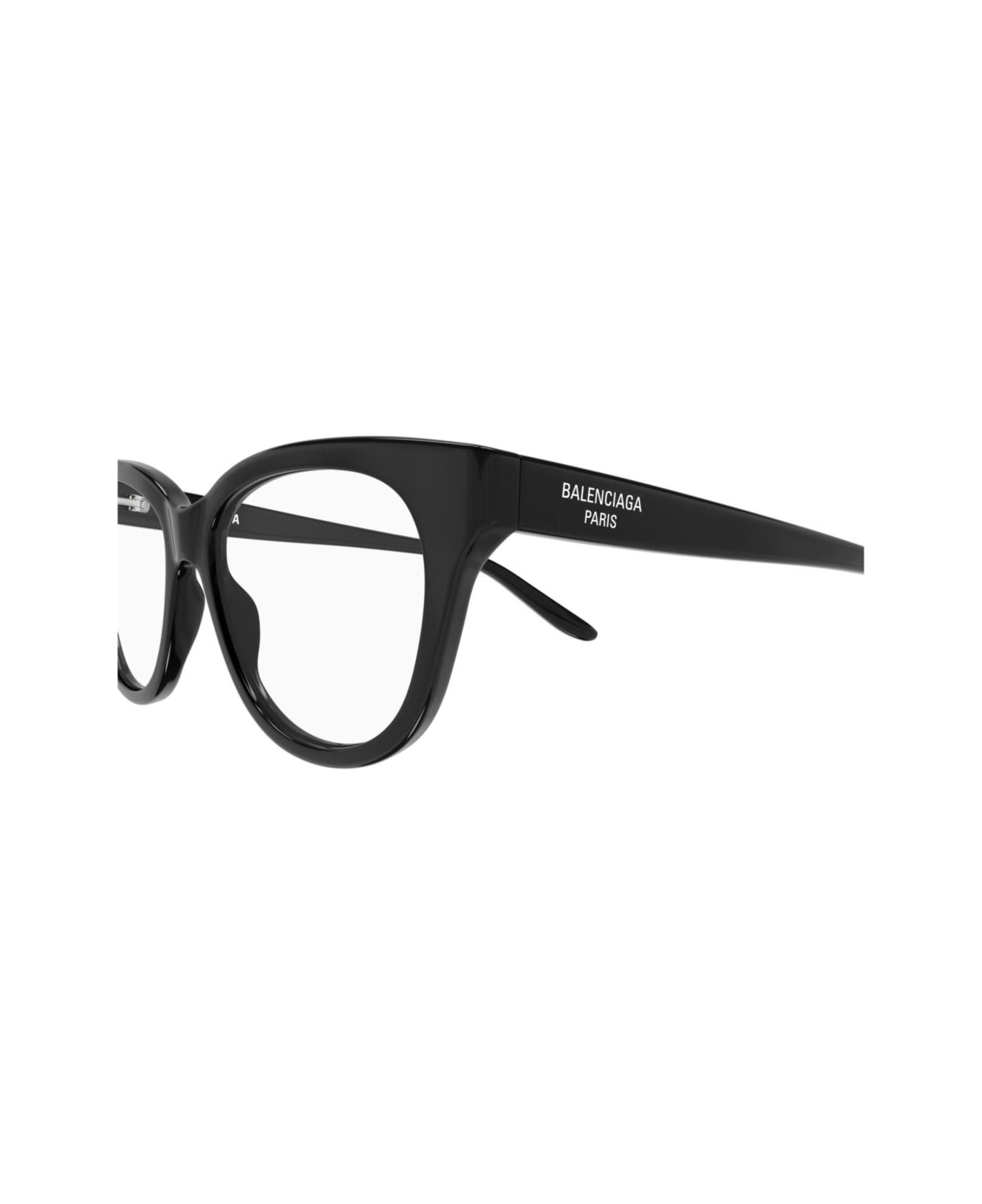 Balenciaga Eyewear Bb0441o-008black-black-transparent - BLACK-BLACK-TRANSPARENT アイウェア