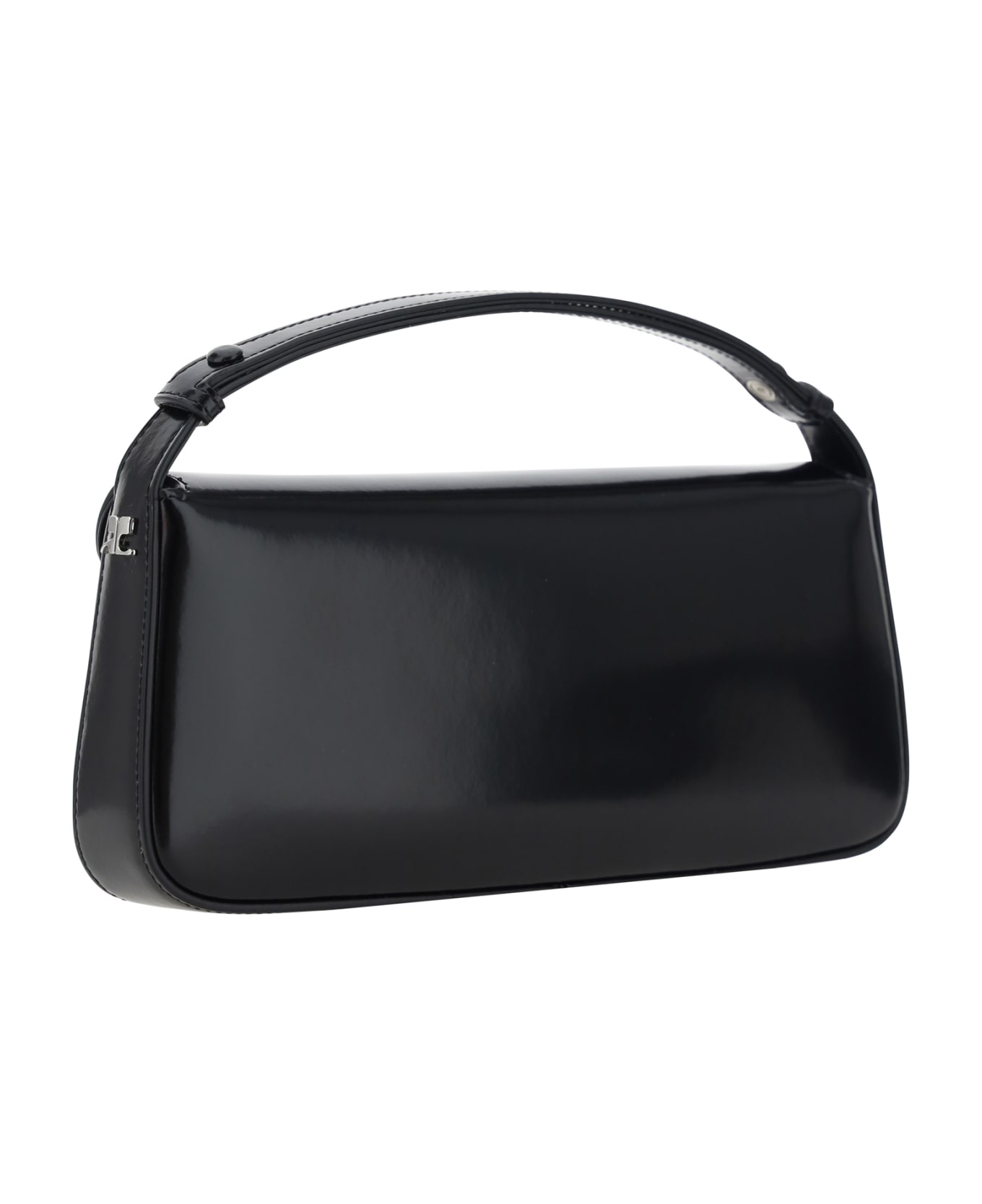 Courrèges Sleek Baguette Shoulder Bag - Black