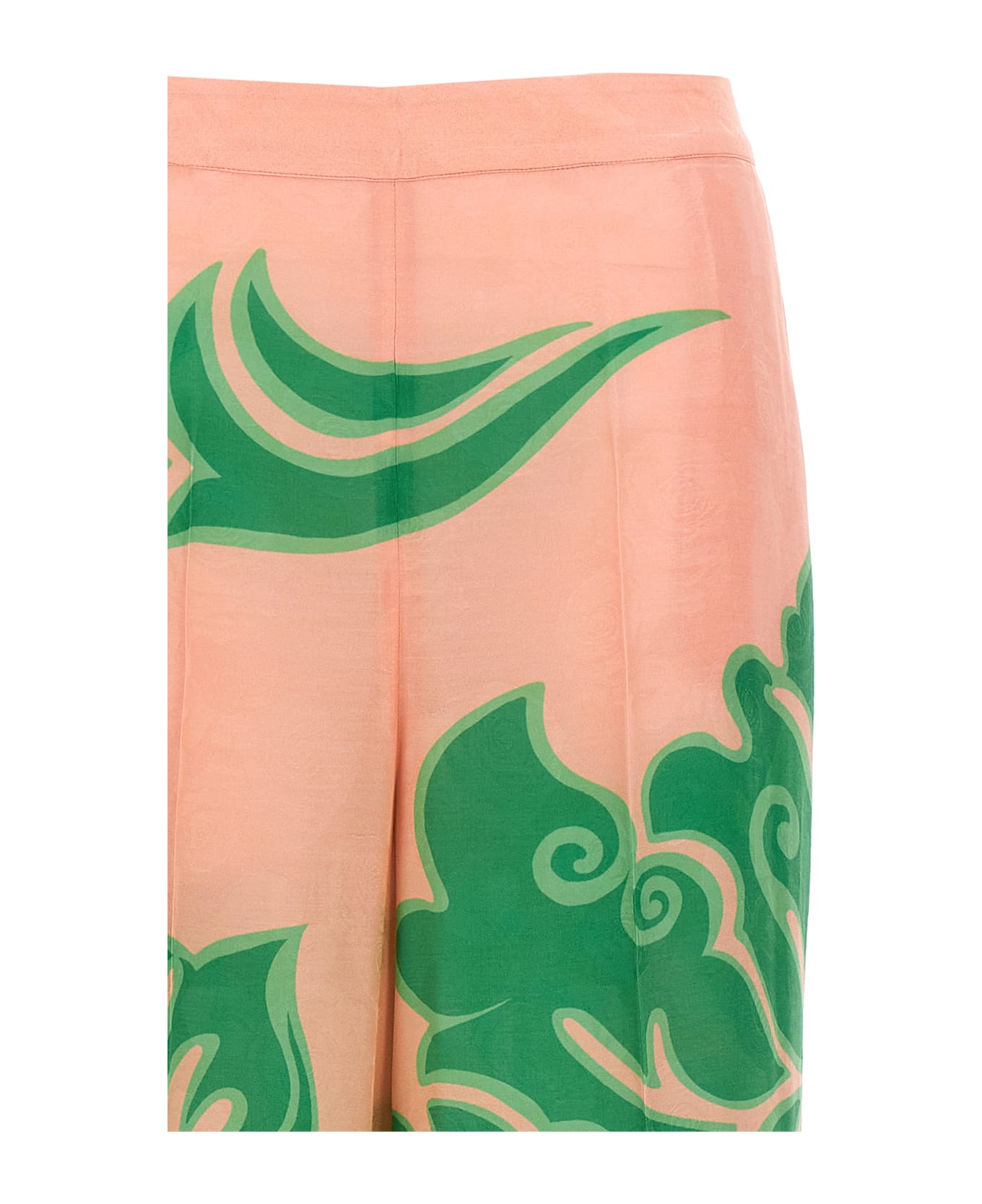 Etro Silk Pants - Pink
