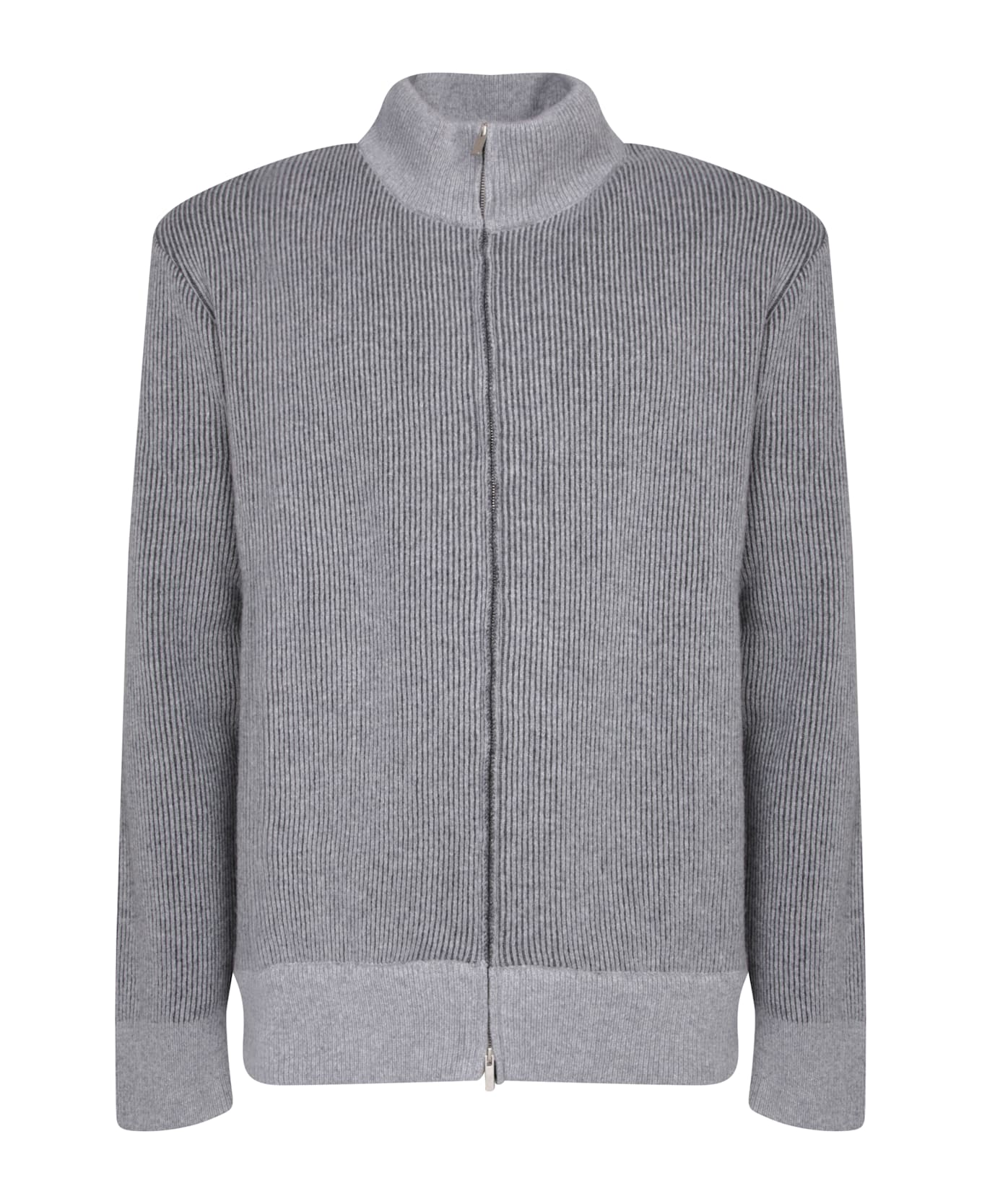 Lardini Vanisã© Grey Wool And Cashmere Sweater - Grey