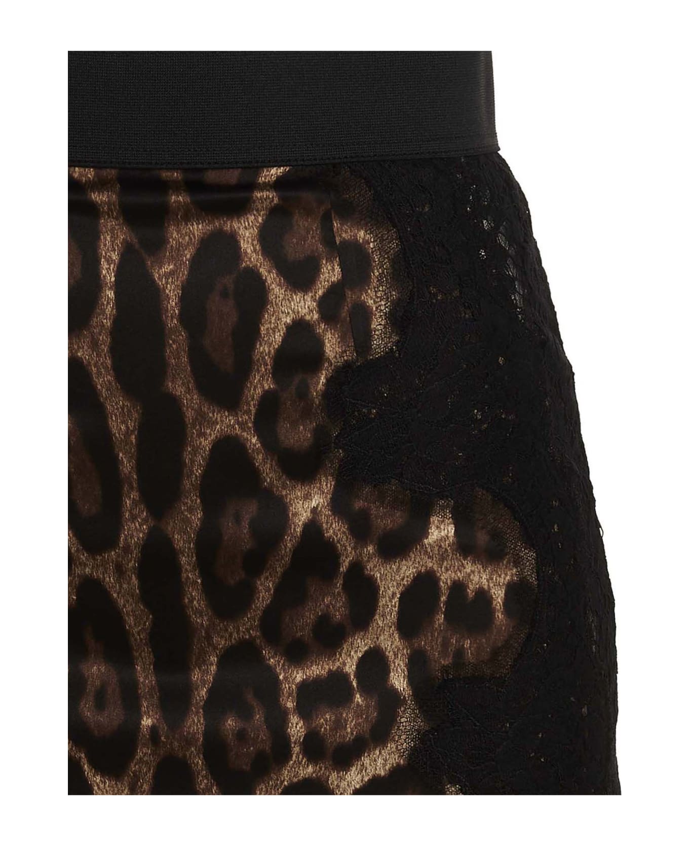 Dolce & Gabbana Animalier Skirt - Multicolor