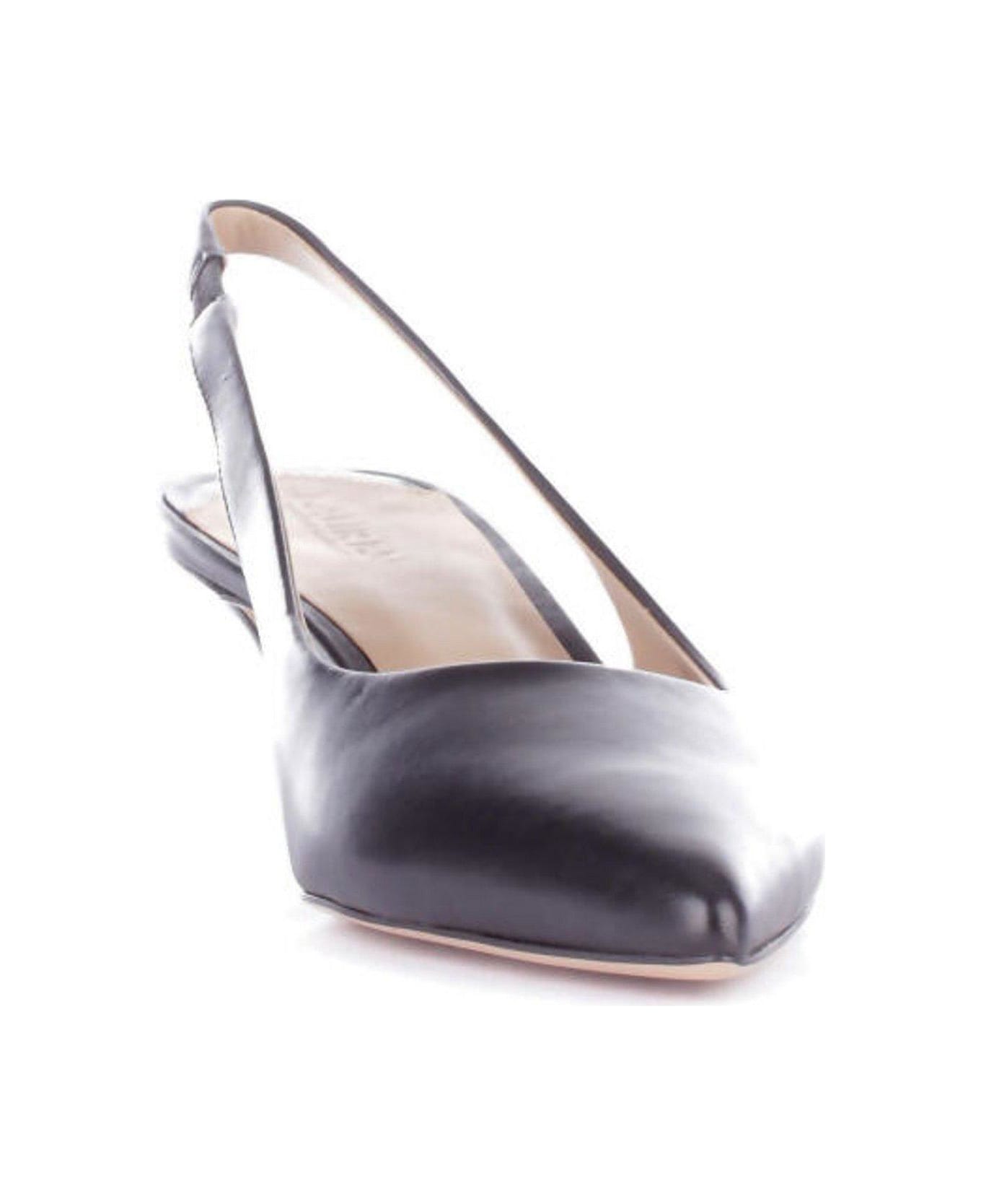 Polo Ralph Lauren Lolah Burnished Slingback Pumps - Black