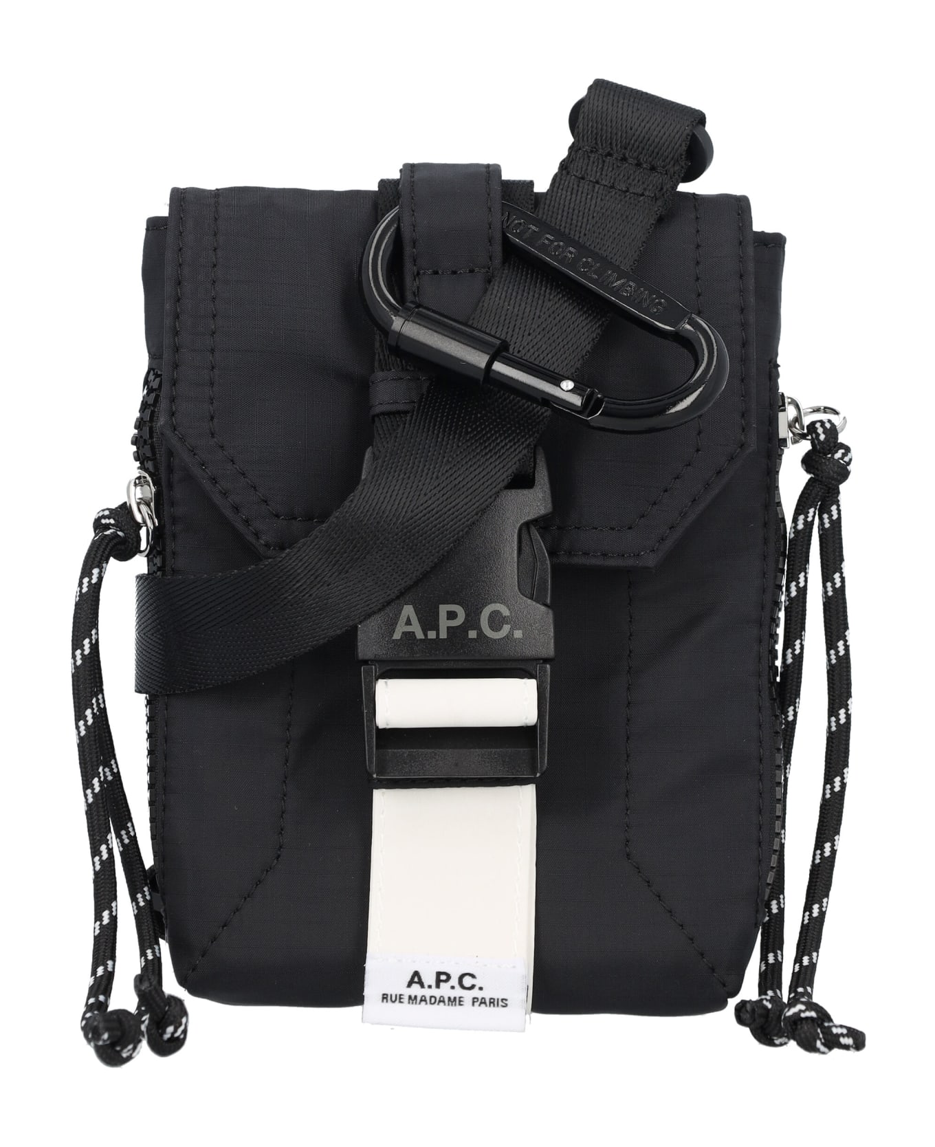 A.P.C. Treck Crossbody Pouch - BLACK