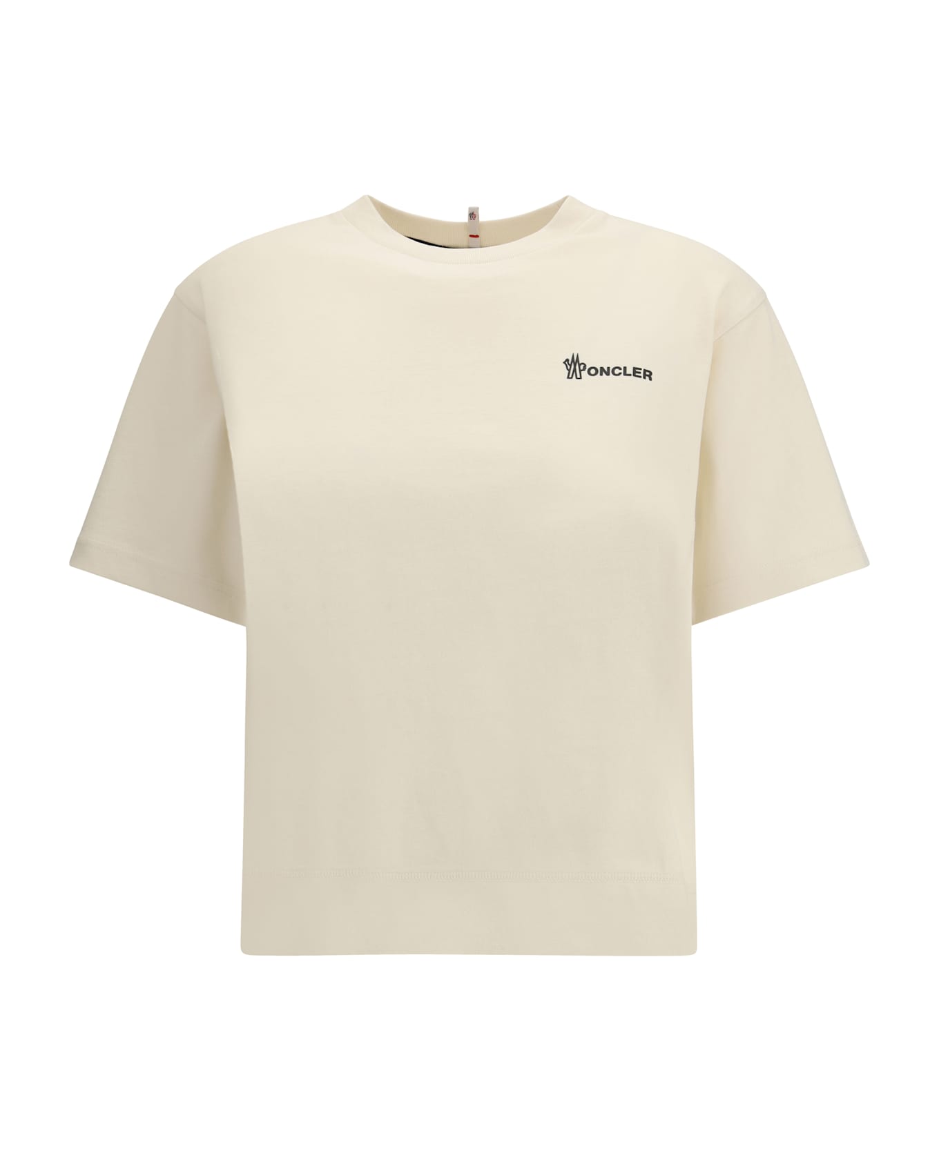Moncler Grenoble Cotton T-shirt With Embossed Logo