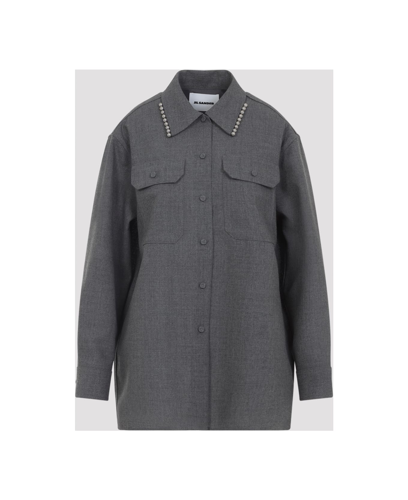 Jil Sander Wool Shirt - Volcanic Glass
