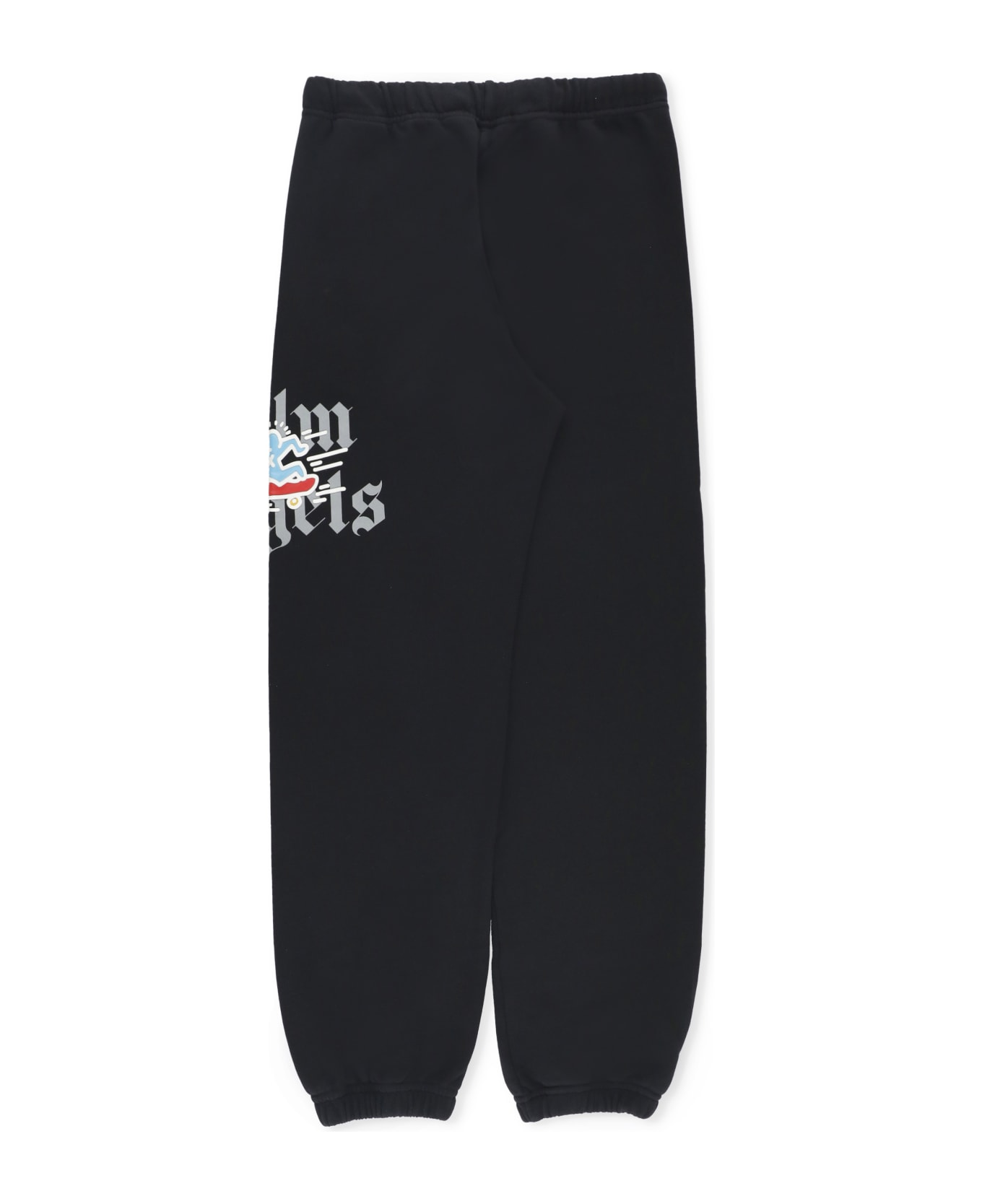 Palm Angels Pants With Logo - Black ボトムス