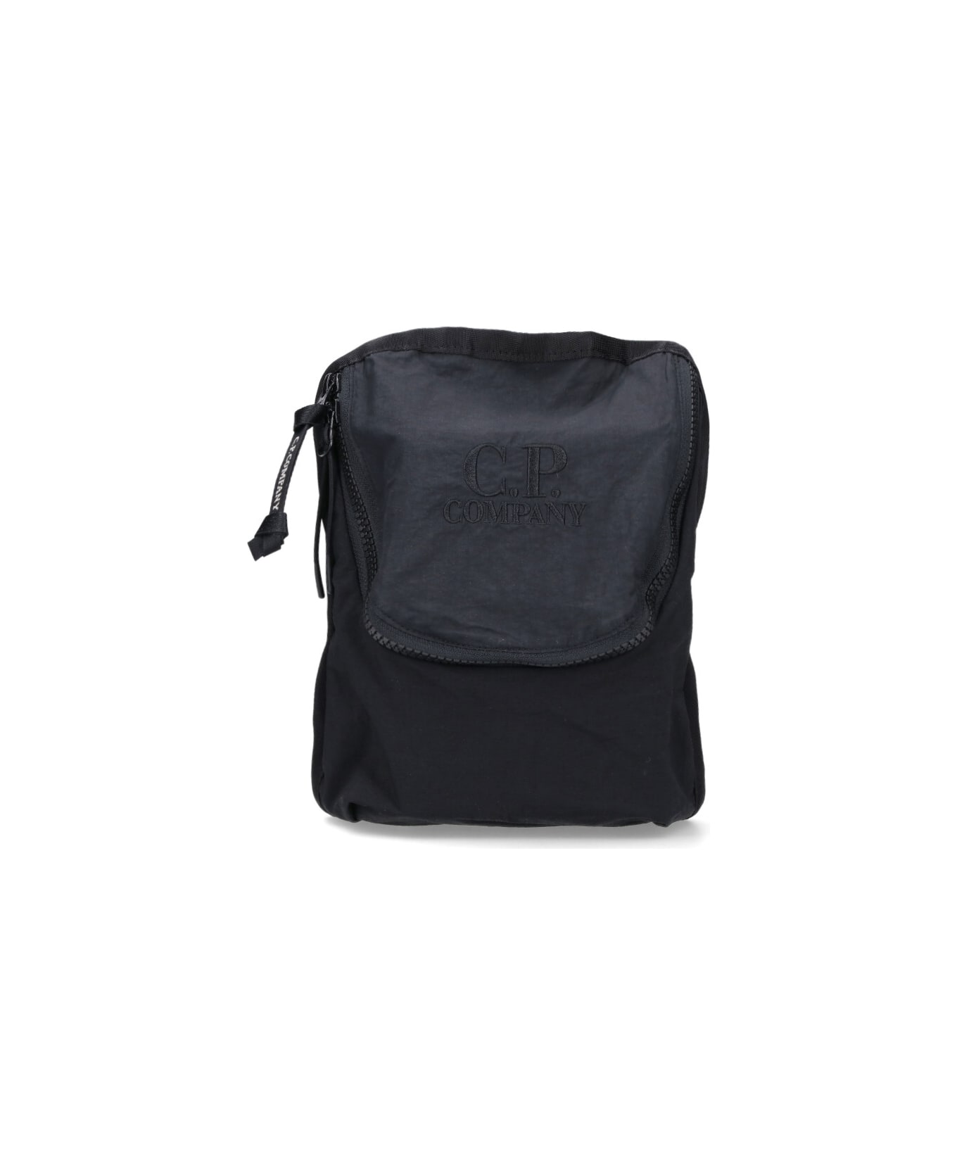 C.P. Company Mini Crossbody Bag "plane Paper Touch" - Black  