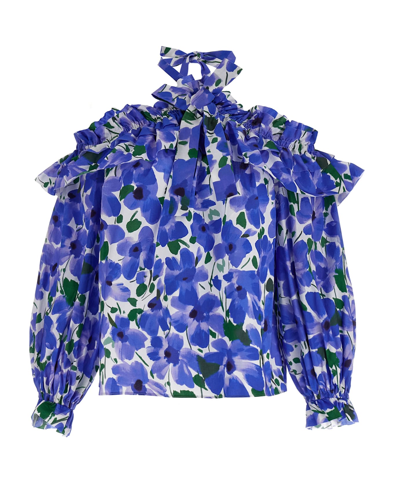 Carolina Herrera Floral Top - Multicolor