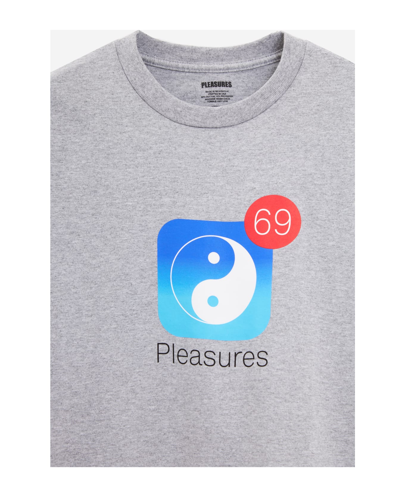 Pleasures Notify T-shirt - grey