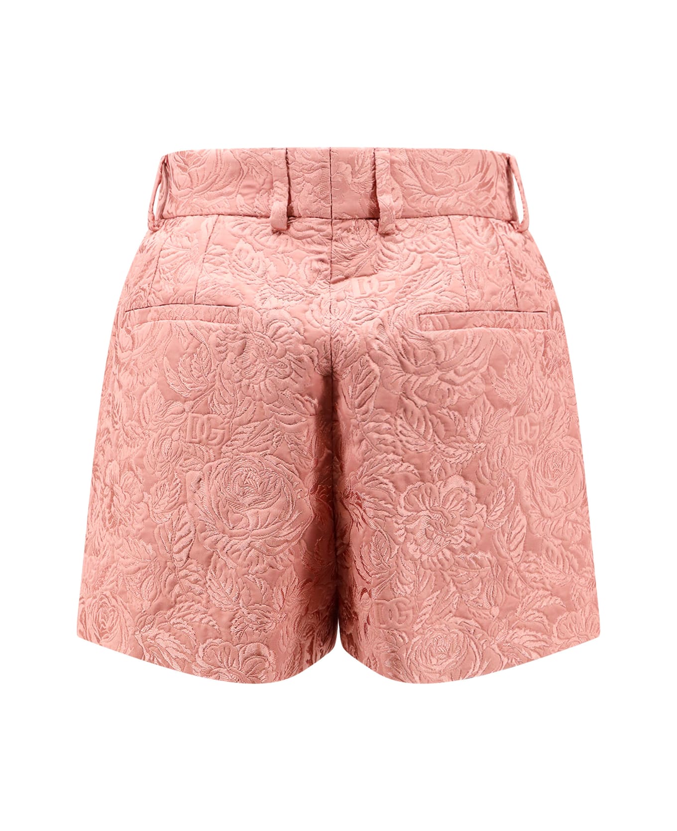 Dolce 
Gabbana Cotton And Silk Blend Shorts - Pink