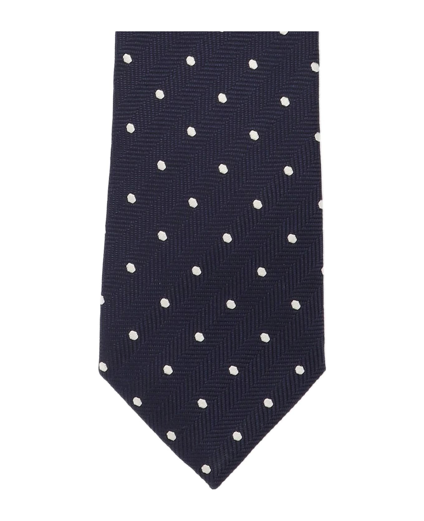 Tom Ford Polka Dot Tie - Blue