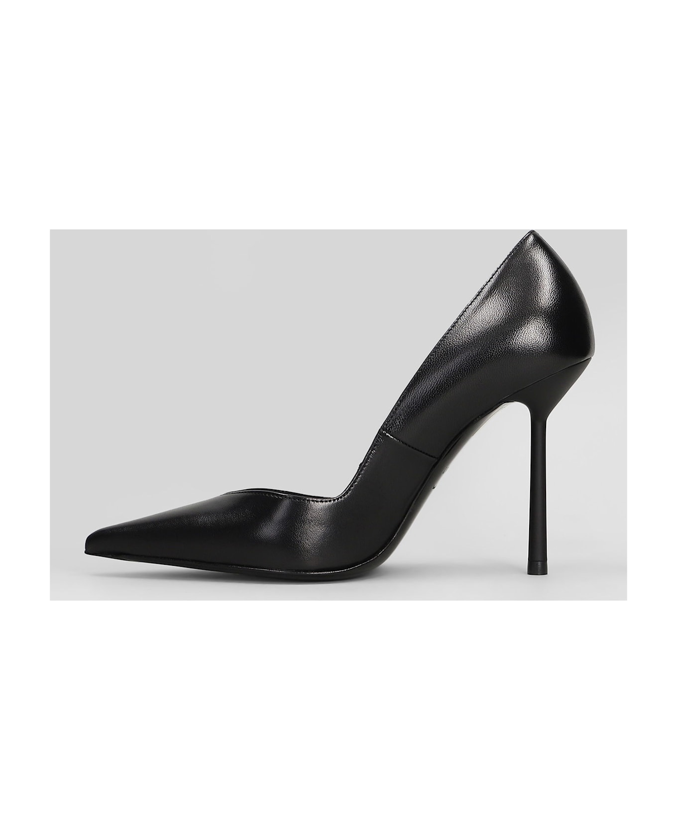 Le Silla Vivienne Pumps In Black Leather - black