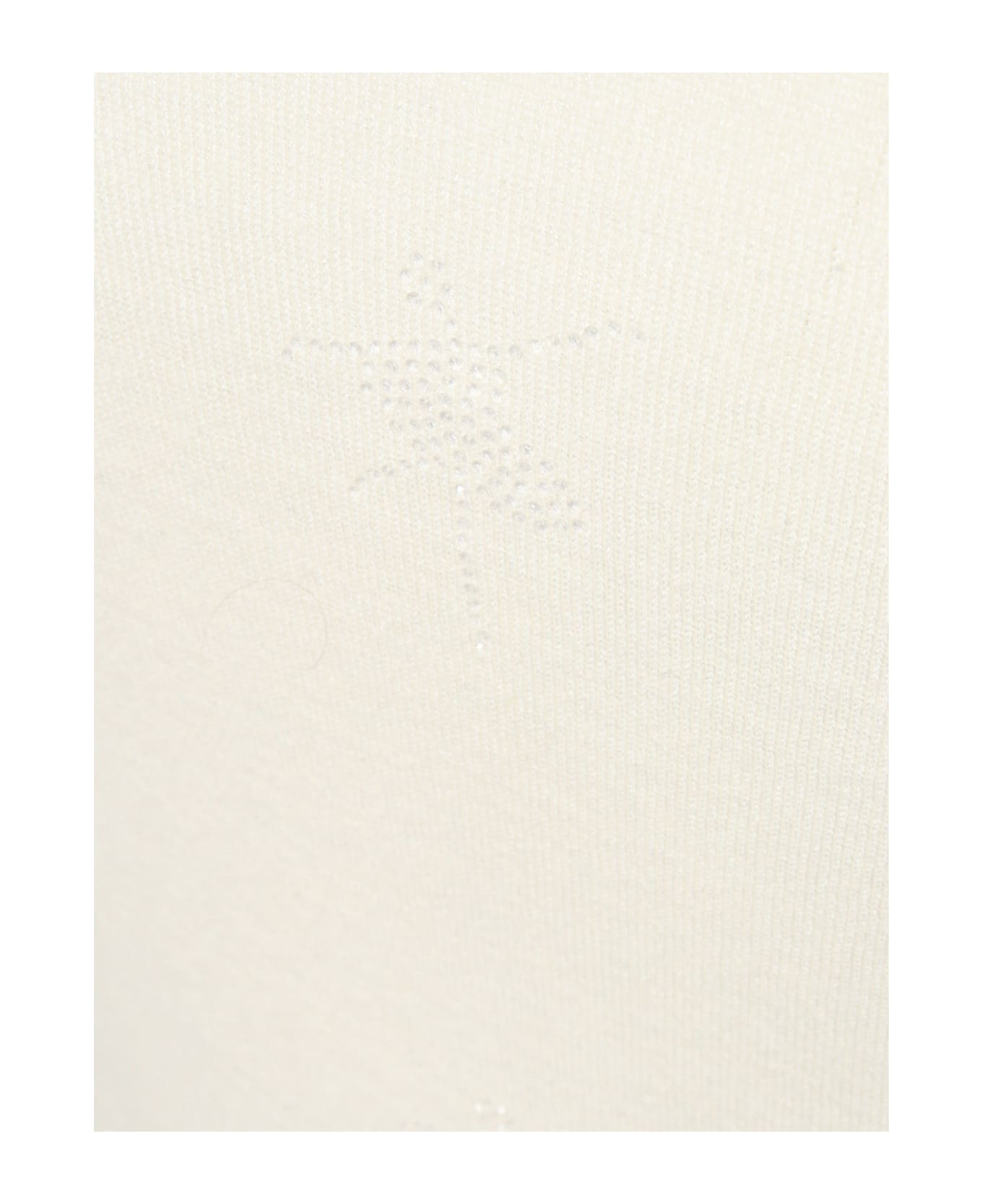 Max Mara Studio Cream Colored Sweater - WHITE